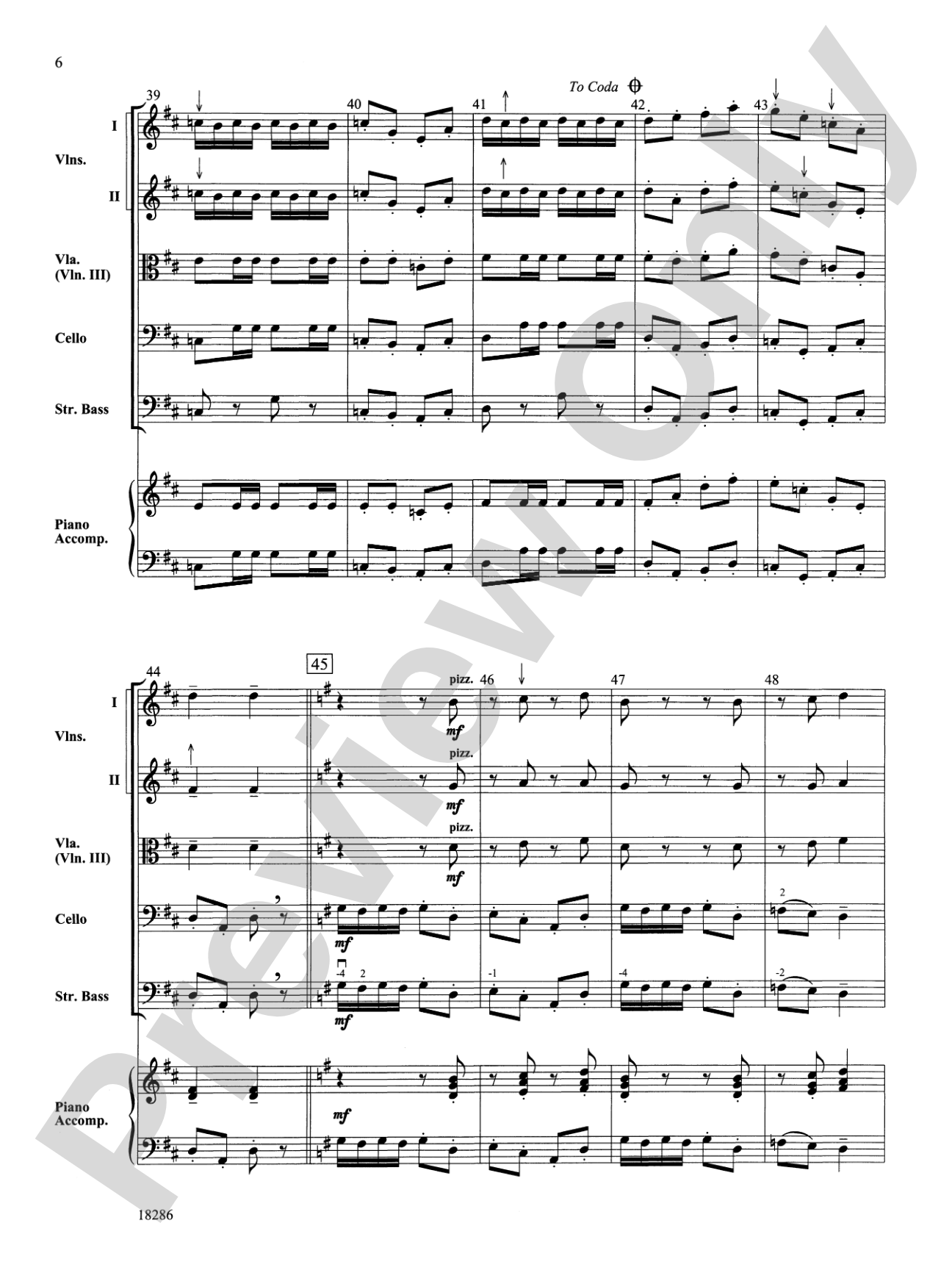 Fiddle Finger Frenzy: String Orchestra Conductor Score & Parts