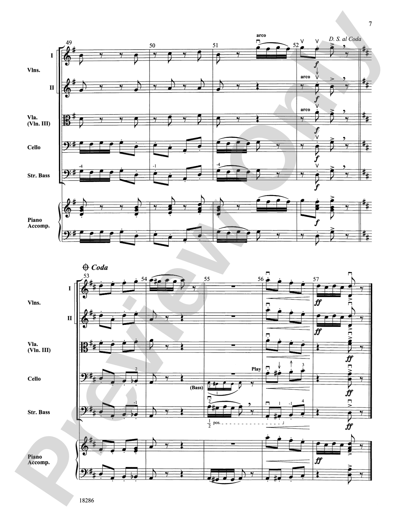 Fiddle Finger Frenzy: String Orchestra Conductor Score & Parts