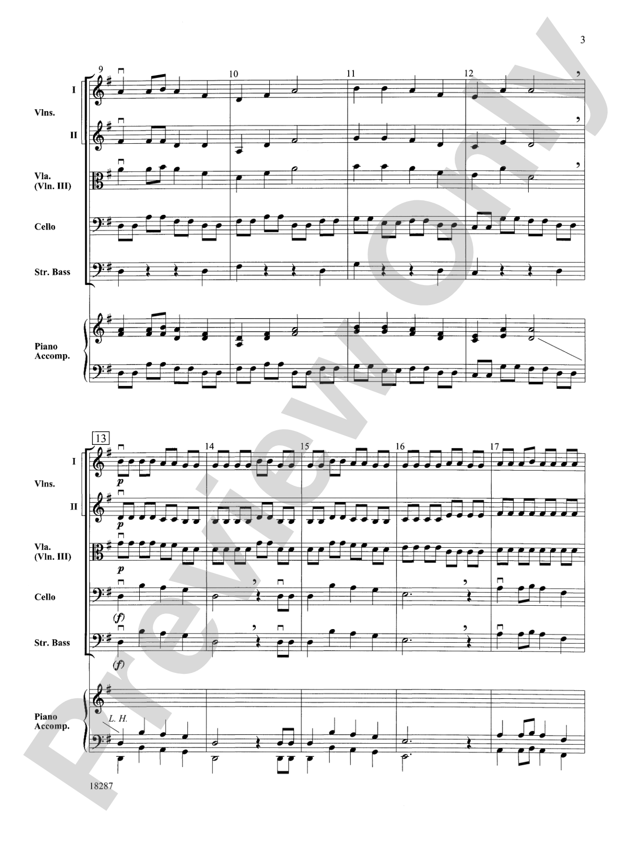 A Perpetual Motion Christmas: String Orchestra Conductor Score & Parts