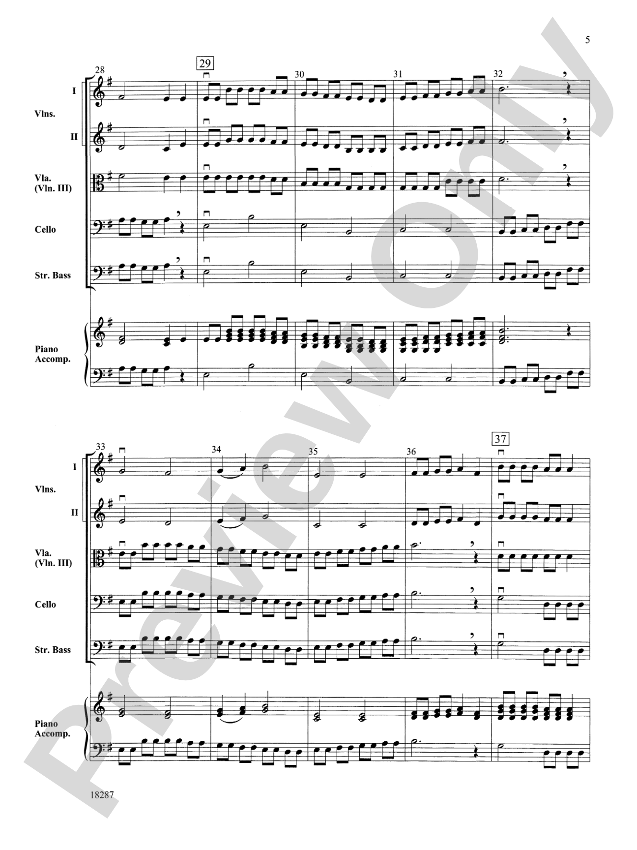 A Perpetual Motion Christmas: String Orchestra Conductor Score & Parts