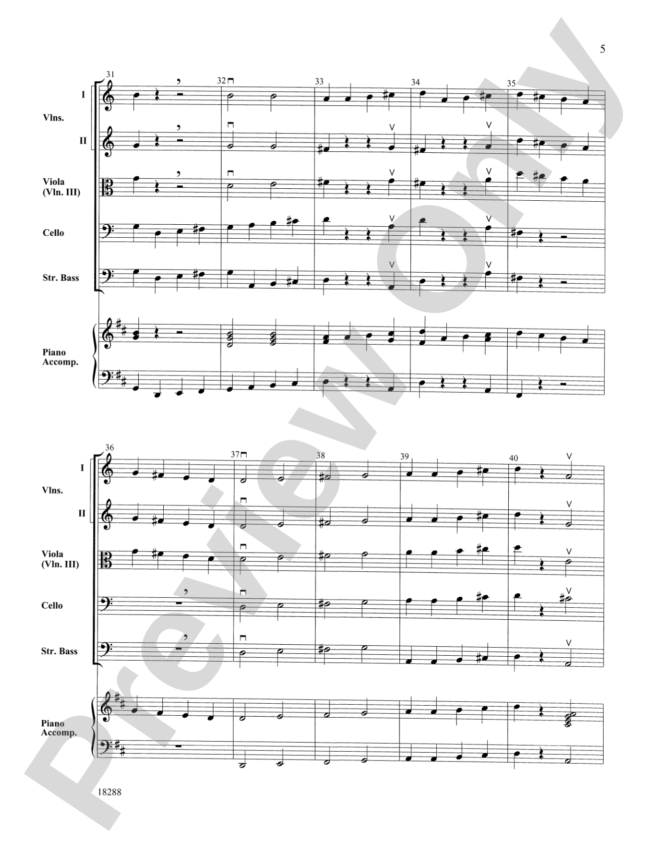 First Scale March: String Orchestra Conductor Score & Parts