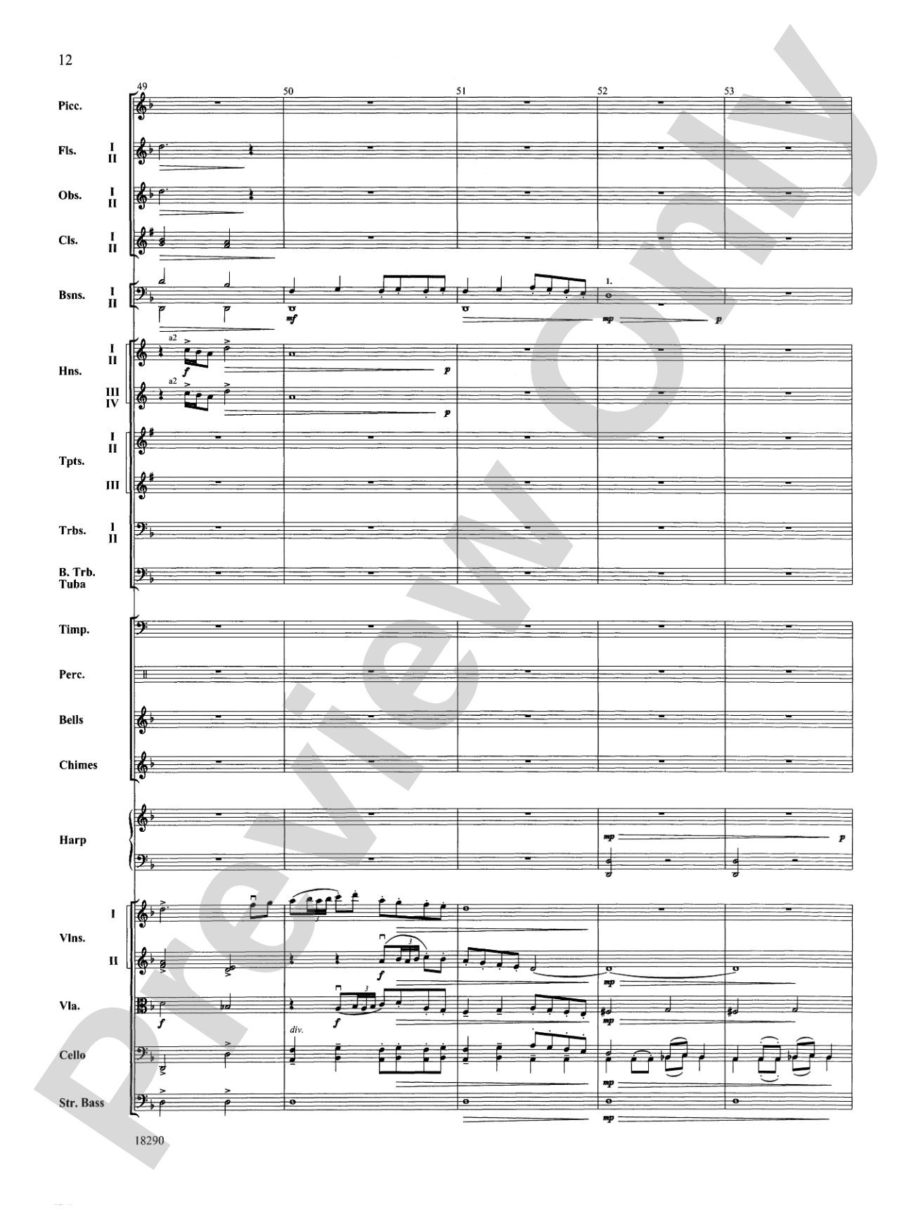 Glorious Sounds of Christmas: Score