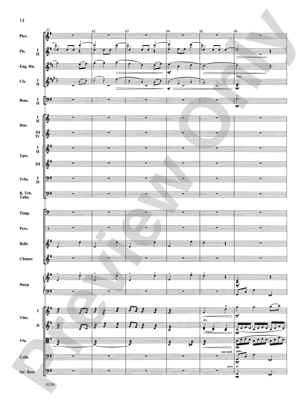 Glorious Sounds of Christmas: Score