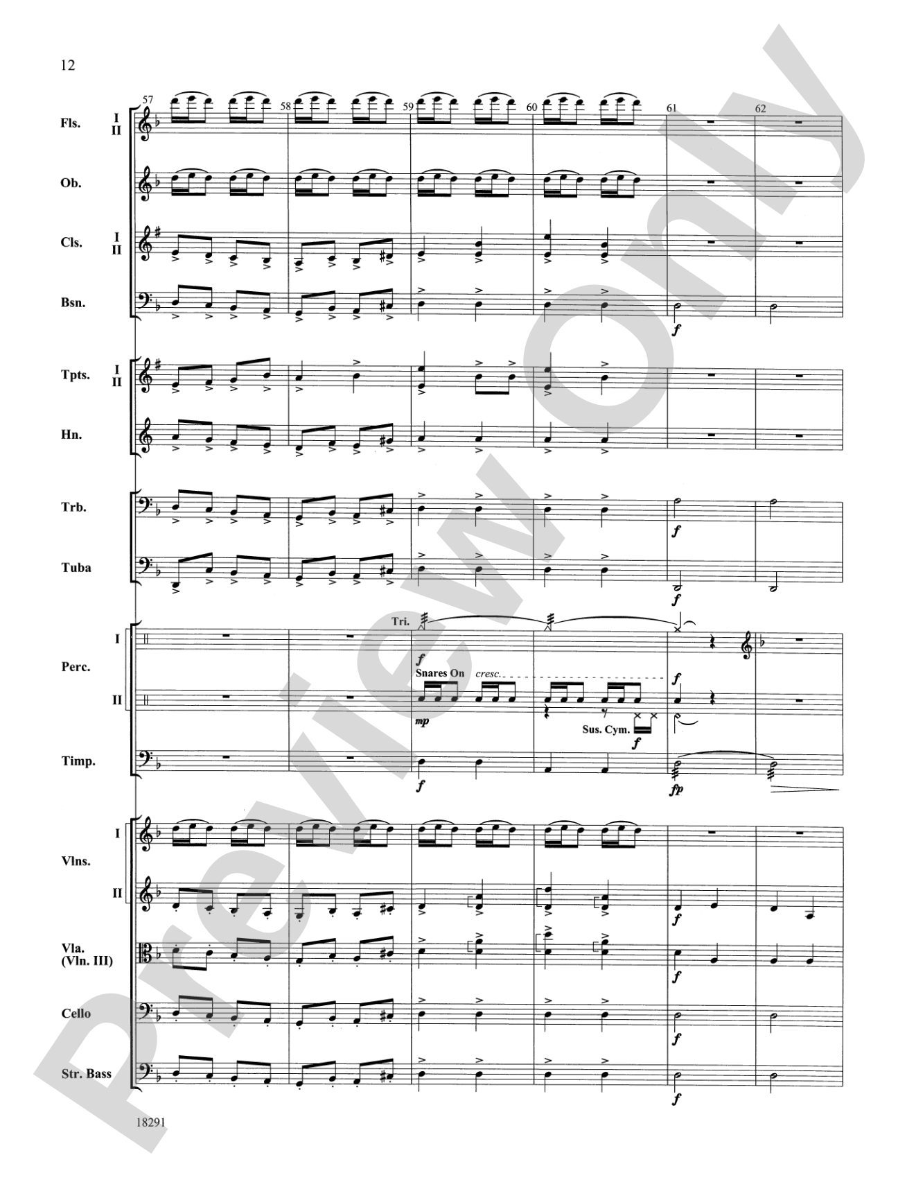 Hungarian Air and Dance: Full Orchestra Conductor Score & Parts