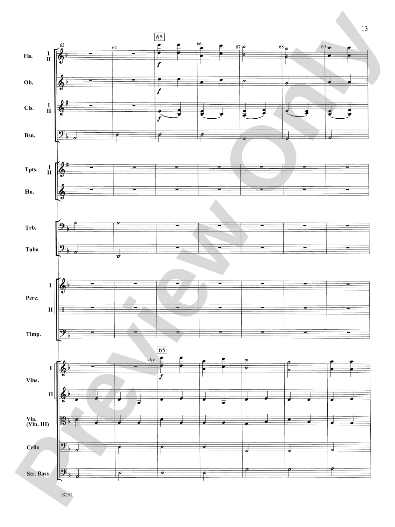 Hungarian Air and Dance: Full Orchestra Conductor Score & Parts
