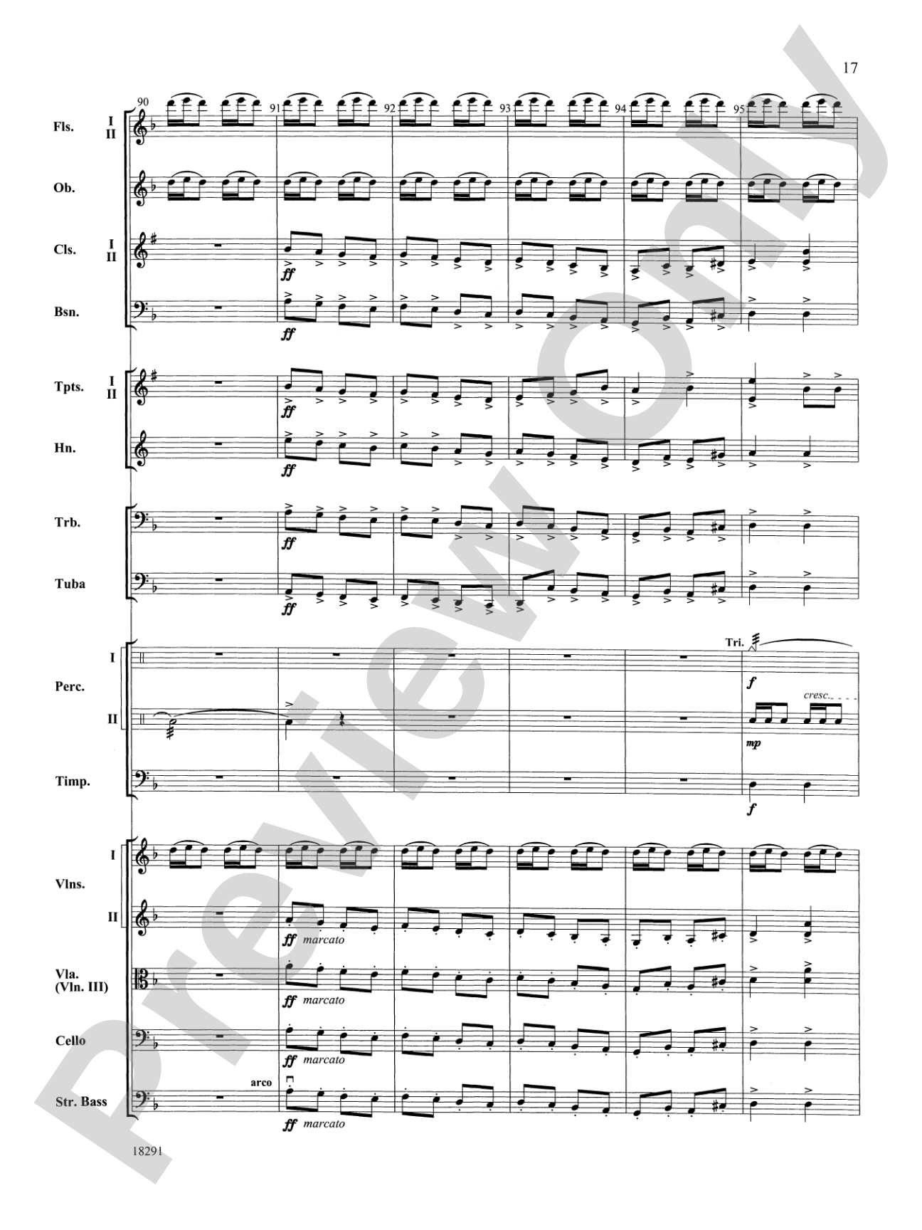 Hungarian Air and Dance: Full Orchestra Conductor Score & Parts