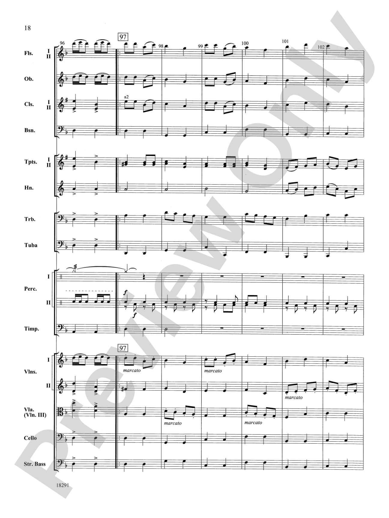 Hungarian Air and Dance: Full Orchestra Conductor Score & Parts