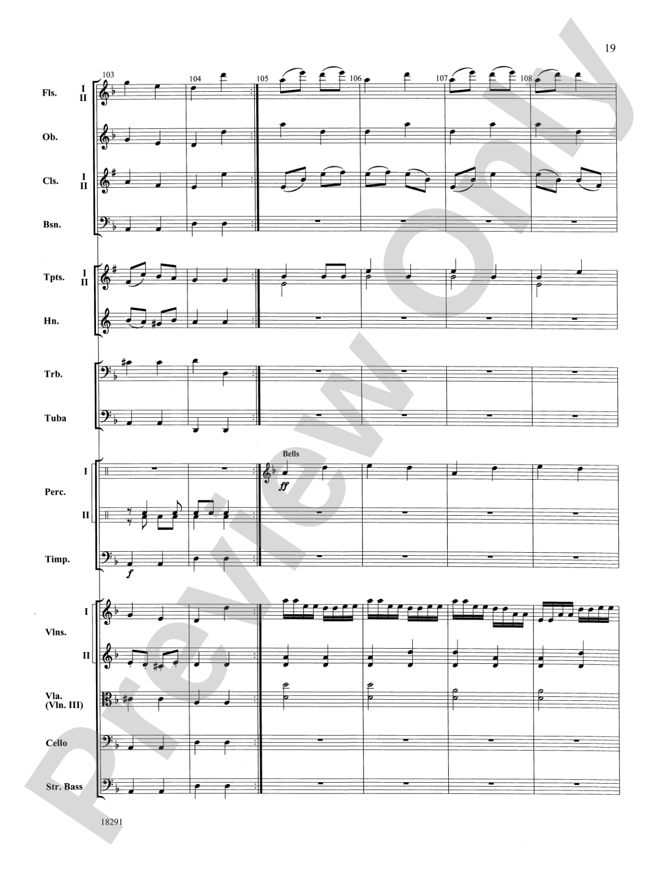 Hungarian Air and Dance: Full Orchestra Conductor Score & Parts