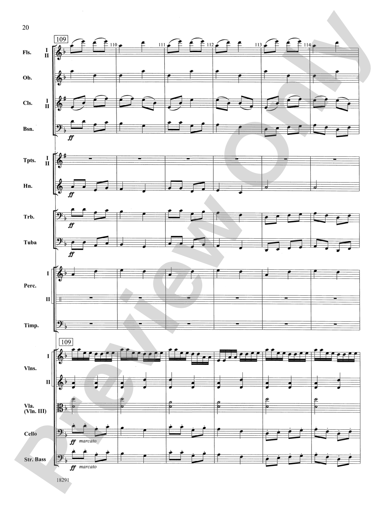 Hungarian Air and Dance: Full Orchestra Conductor Score & Parts