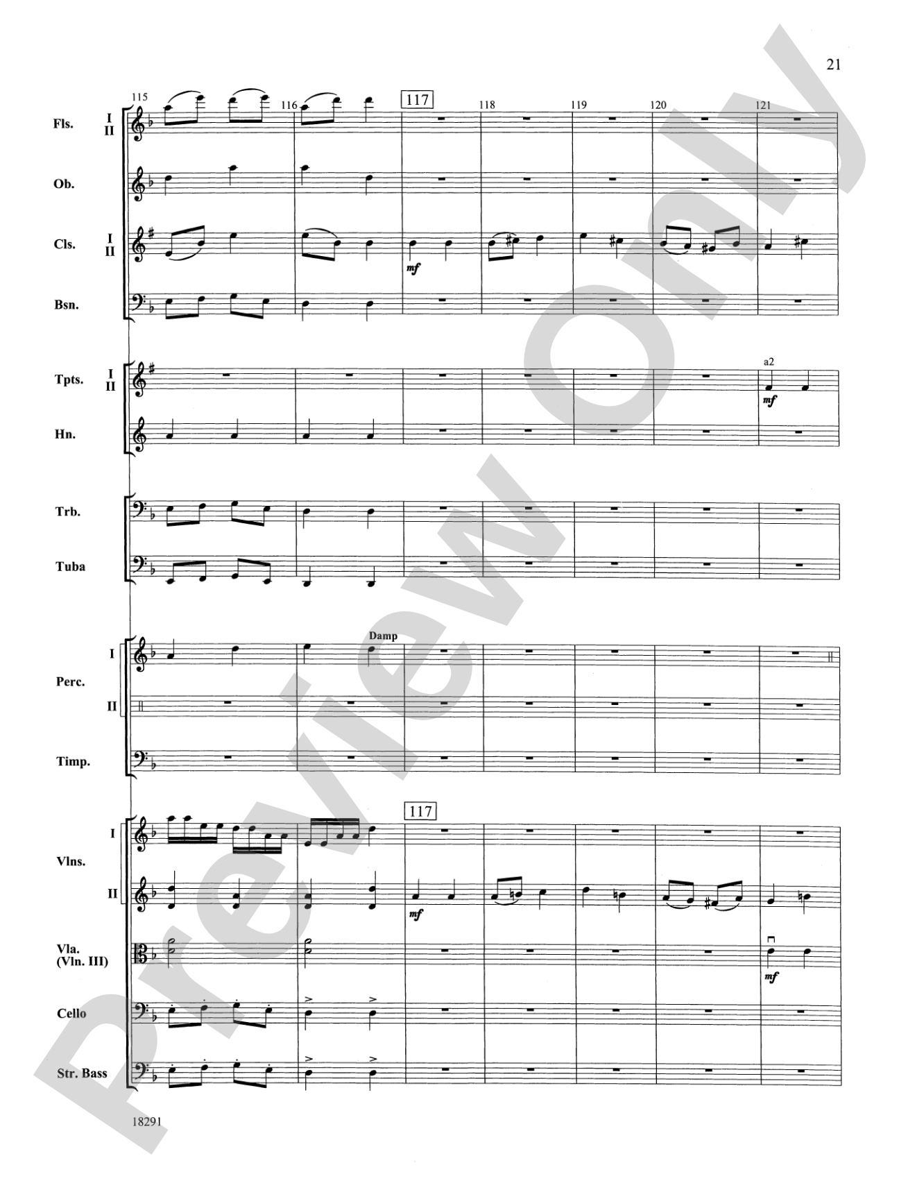 Hungarian Air and Dance: Full Orchestra Conductor Score & Parts