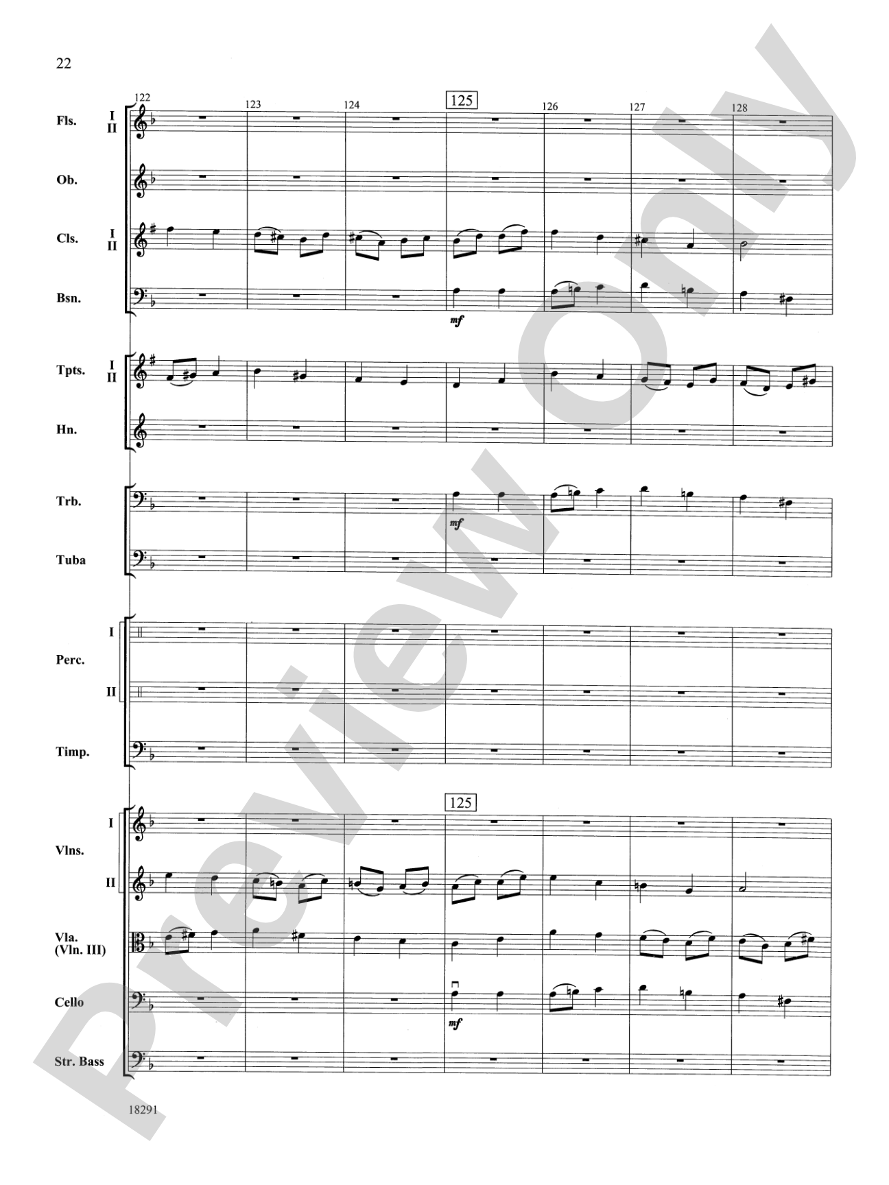 Hungarian Air and Dance: Full Orchestra Conductor Score & Parts
