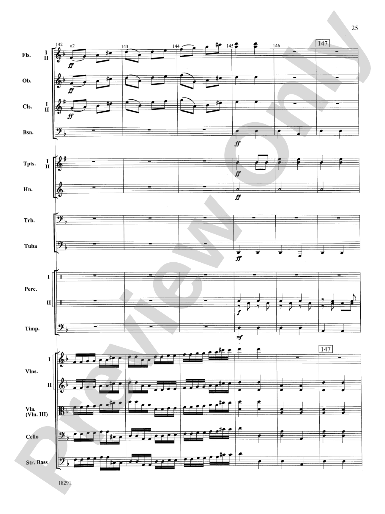 Hungarian Air and Dance: Full Orchestra Conductor Score & Parts