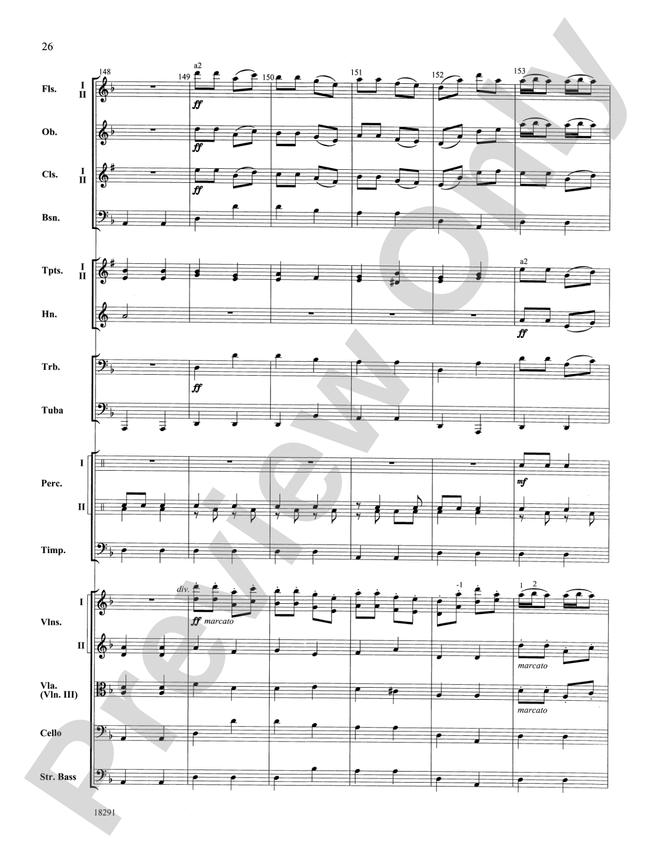 Hungarian Air and Dance: Full Orchestra Conductor Score & Parts