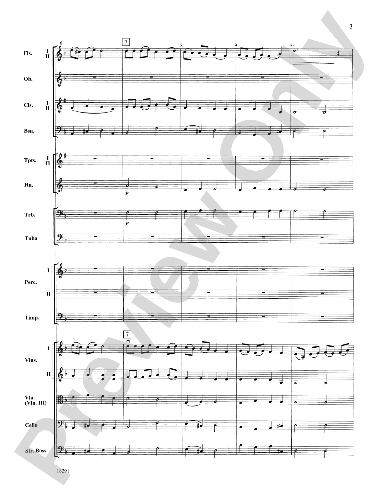 Hungarian Air and Dance: Full Orchestra Conductor Score & Parts