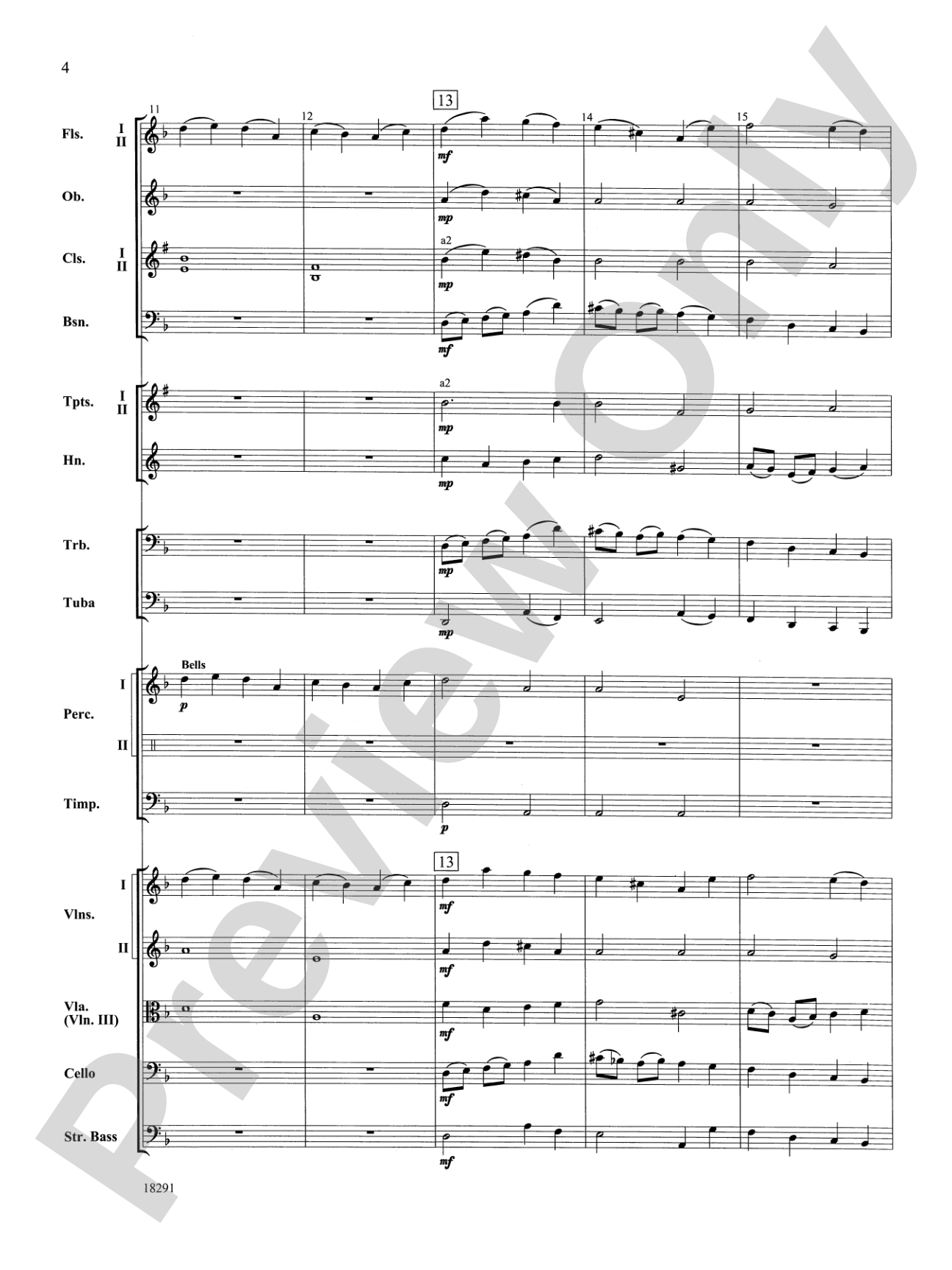 Hungarian Air and Dance: Full Orchestra Conductor Score & Parts