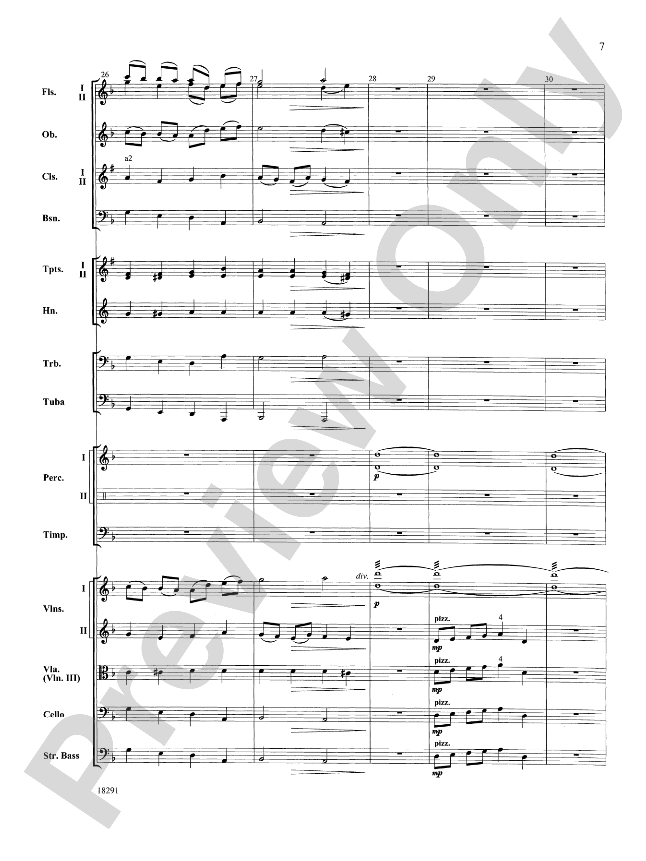 Hungarian Air and Dance: Full Orchestra Conductor Score & Parts