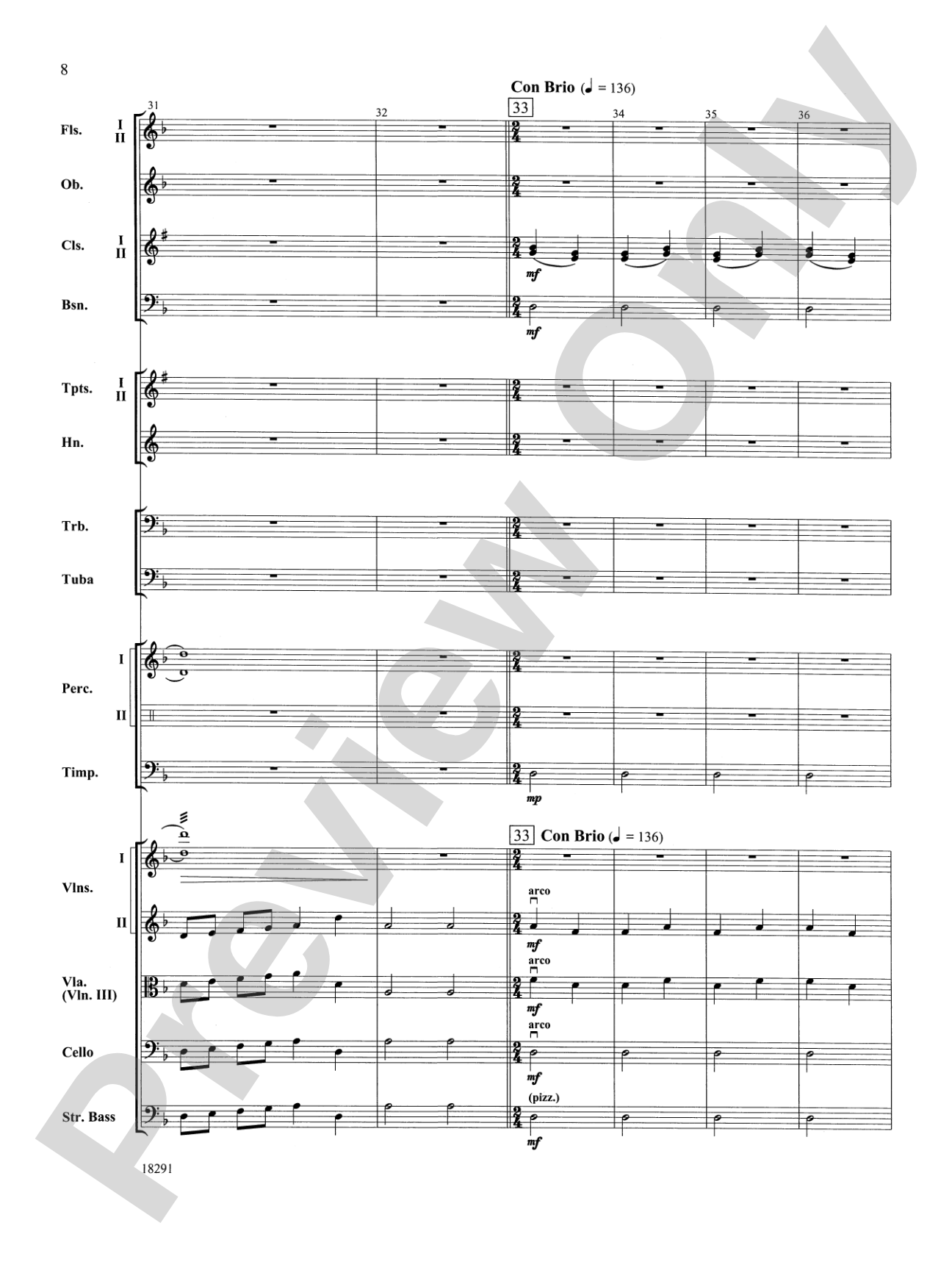 Hungarian Air and Dance: Full Orchestra Conductor Score & Parts