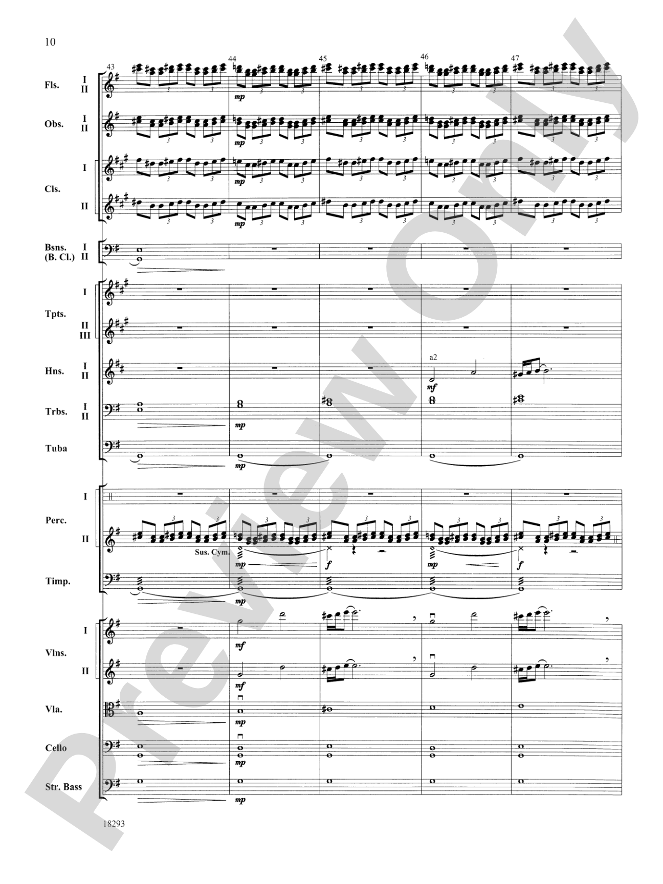 Millennium: Full Orchestra Conductor Score & Parts