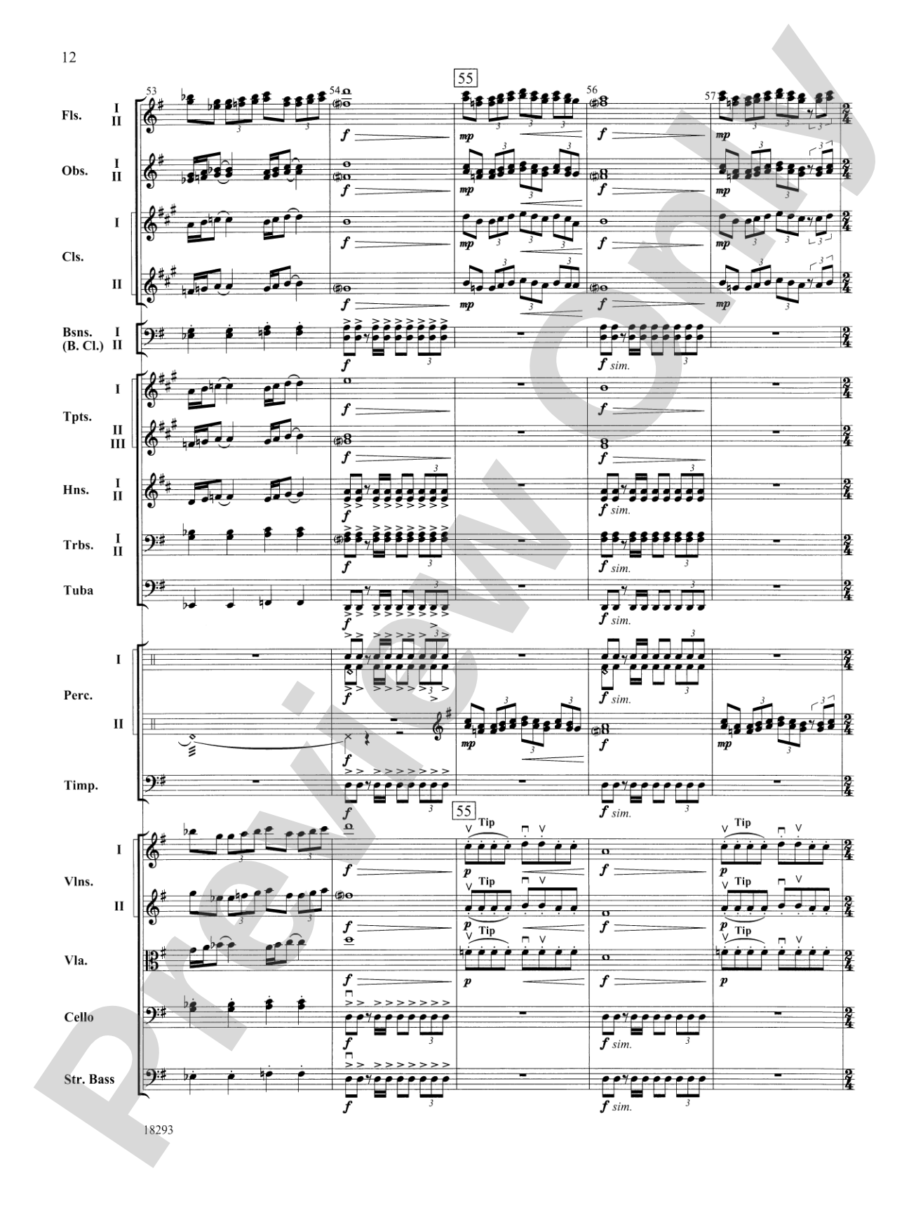 Millennium: Full Orchestra Conductor Score & Parts