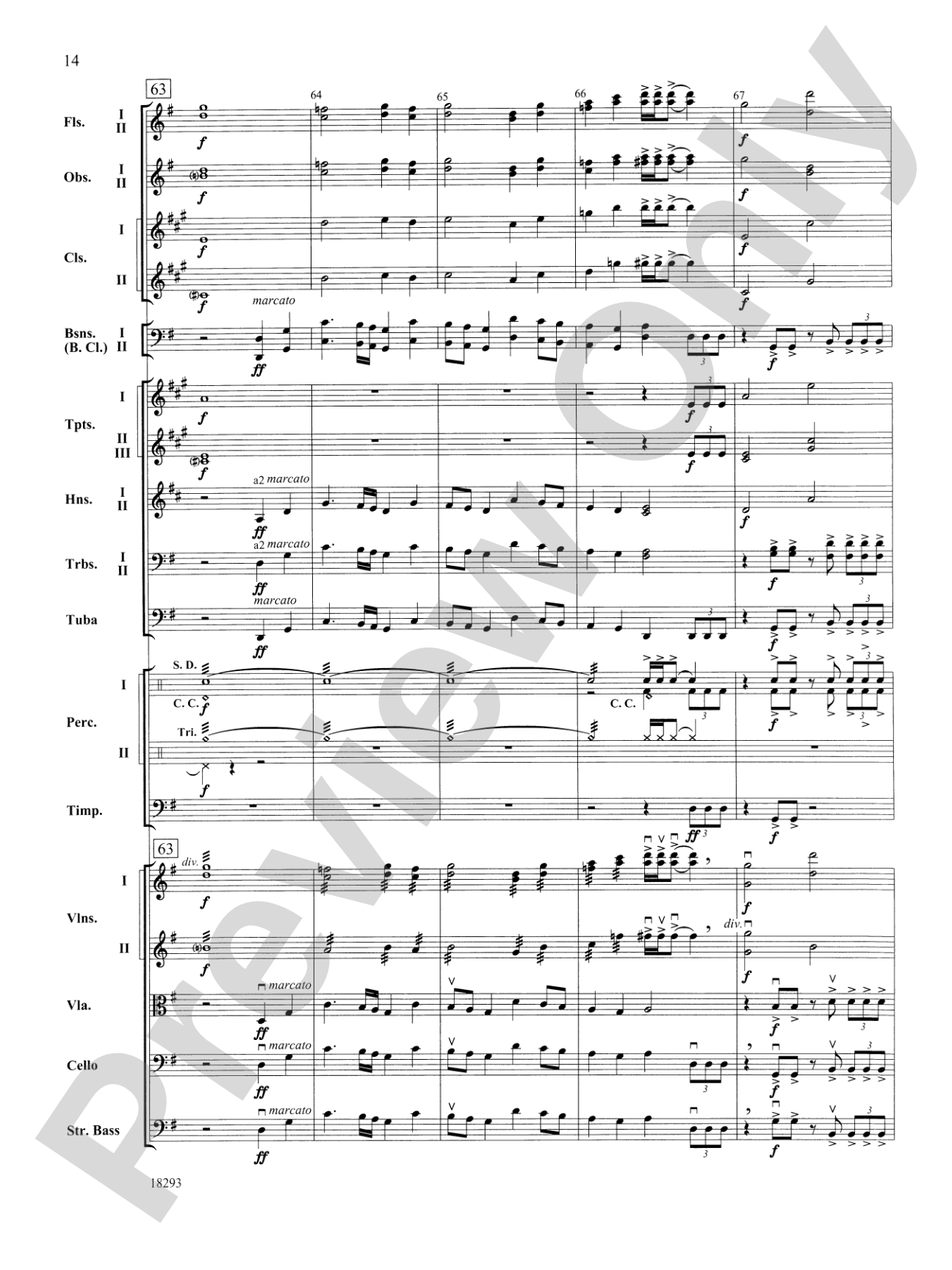 Millennium: Full Orchestra Conductor Score & Parts