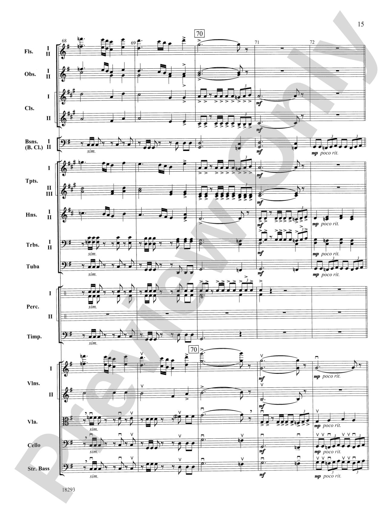 Millennium: Full Orchestra Conductor Score & Parts