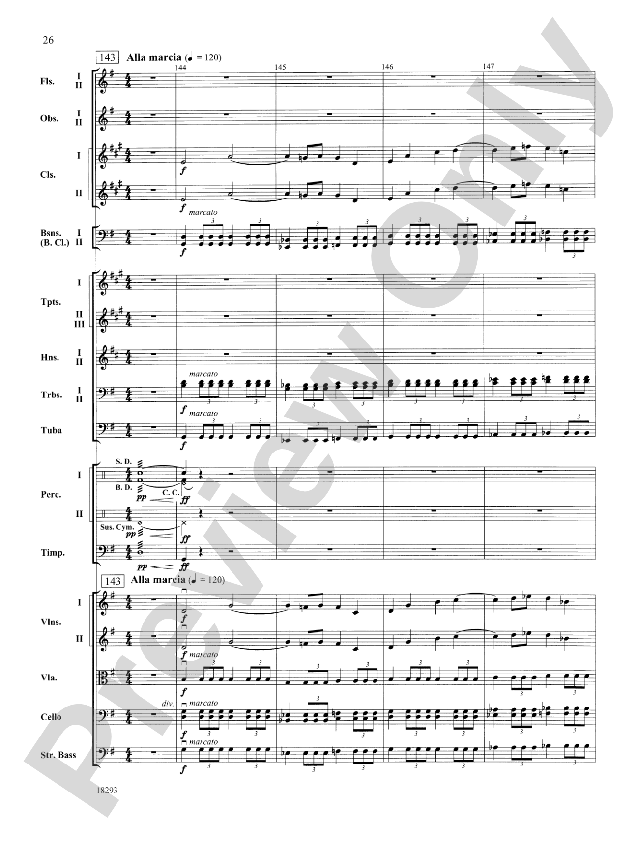 Millennium: Full Orchestra Conductor Score & Parts