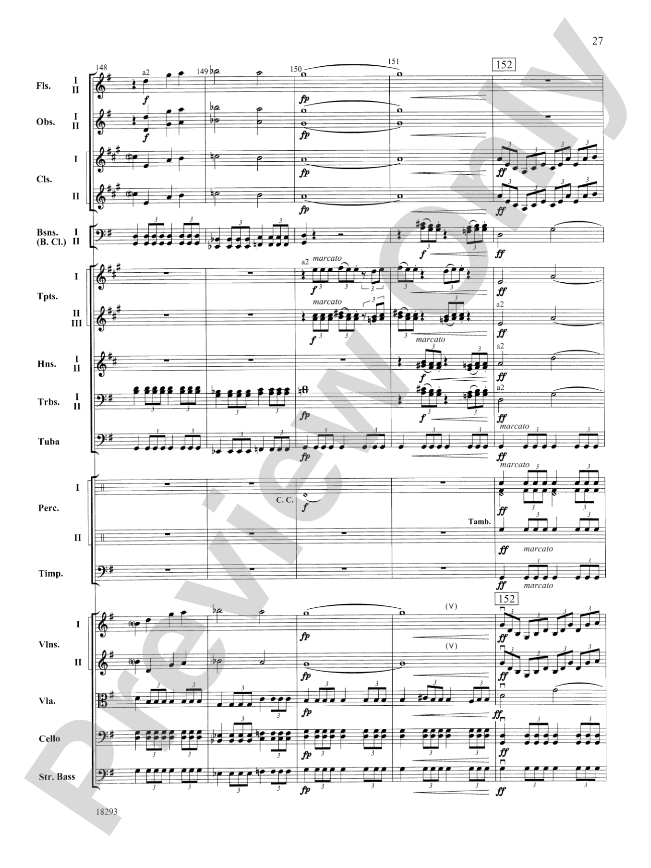 Millennium: Full Orchestra Conductor Score & Parts