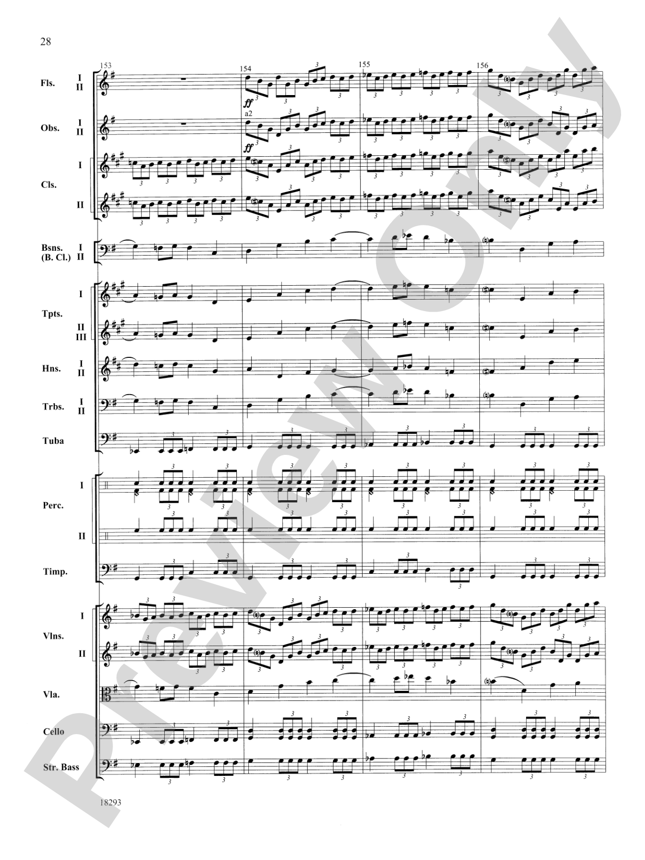 Millennium: Full Orchestra Conductor Score & Parts