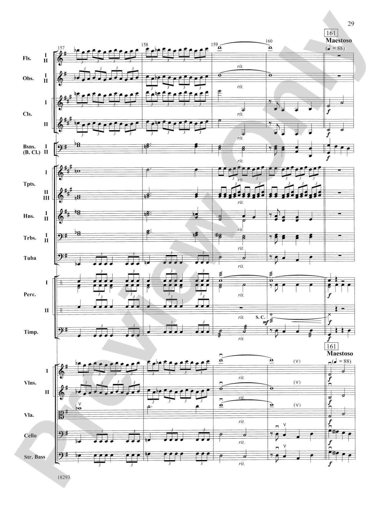 Millennium: Full Orchestra Conductor Score & Parts