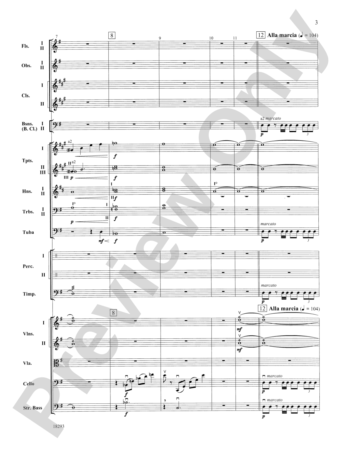 Millennium: Full Orchestra Conductor Score & Parts