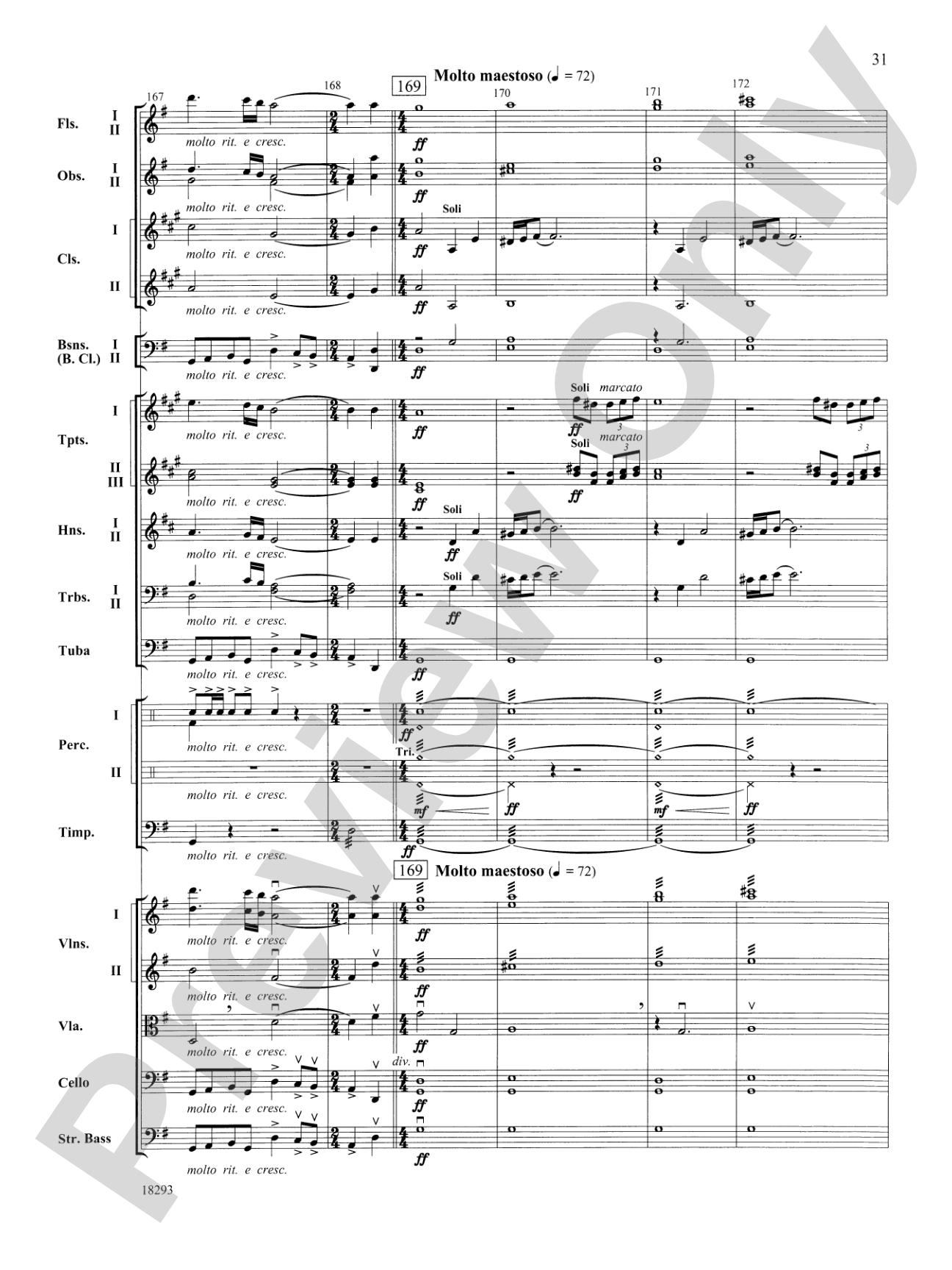Millennium: Full Orchestra Conductor Score & Parts