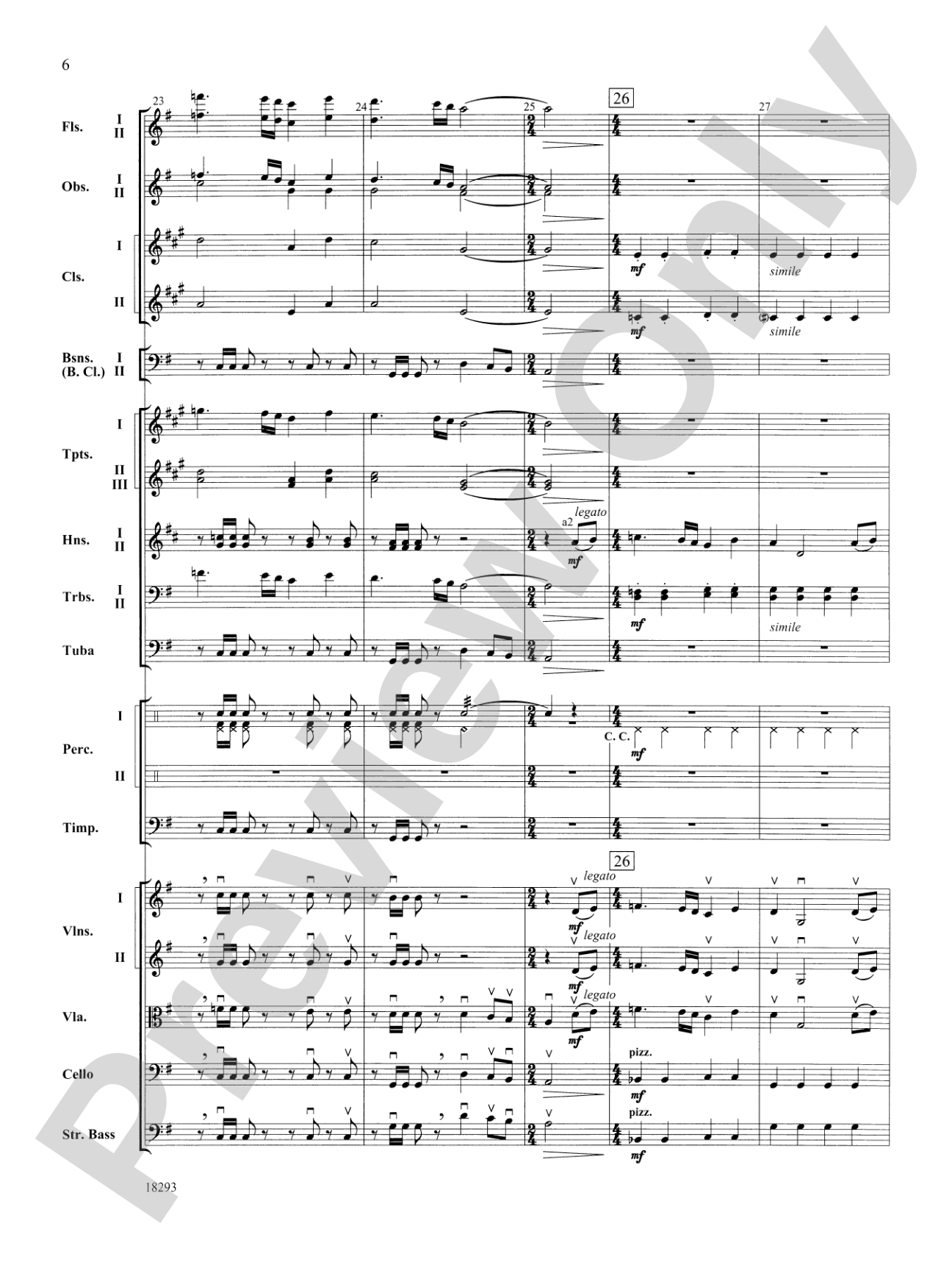 Millennium: Full Orchestra Conductor Score & Parts