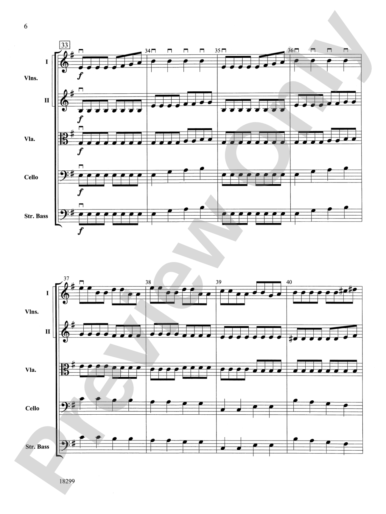 Three Scenes from a Green Valley: String Orchestra Conductor Score & Parts