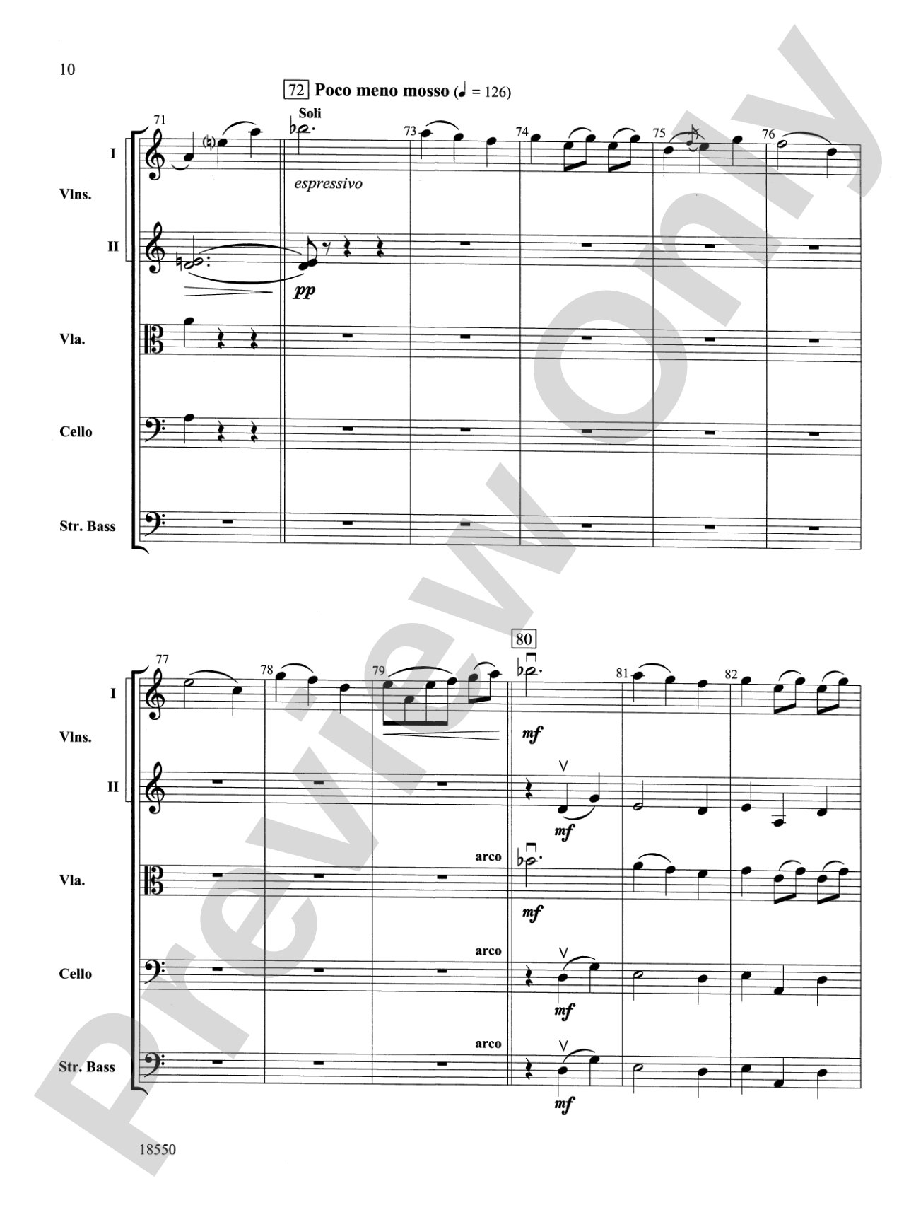 Legend: String Orchestra Conductor Score & Parts