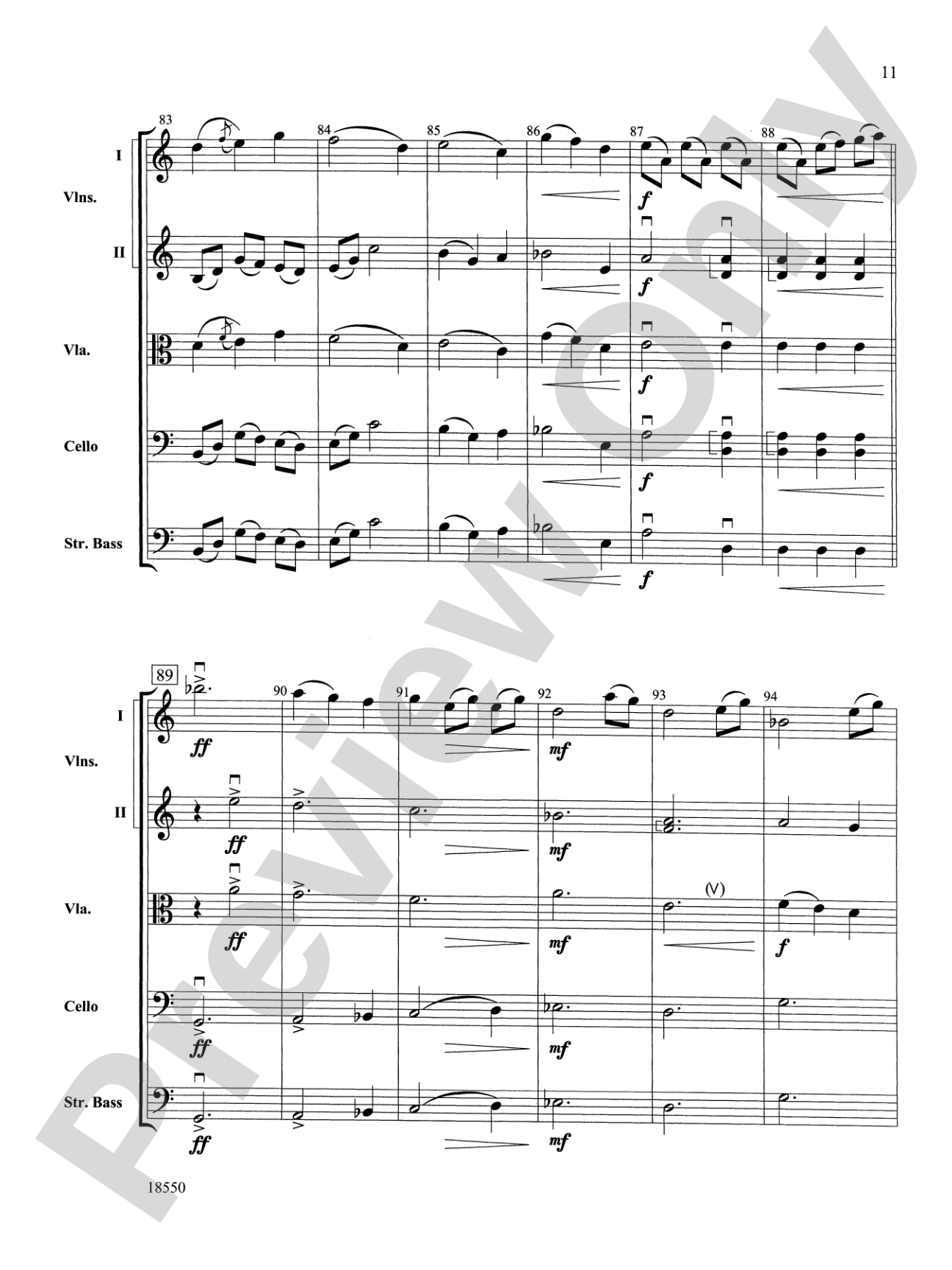 Legend: String Orchestra Conductor Score & Parts