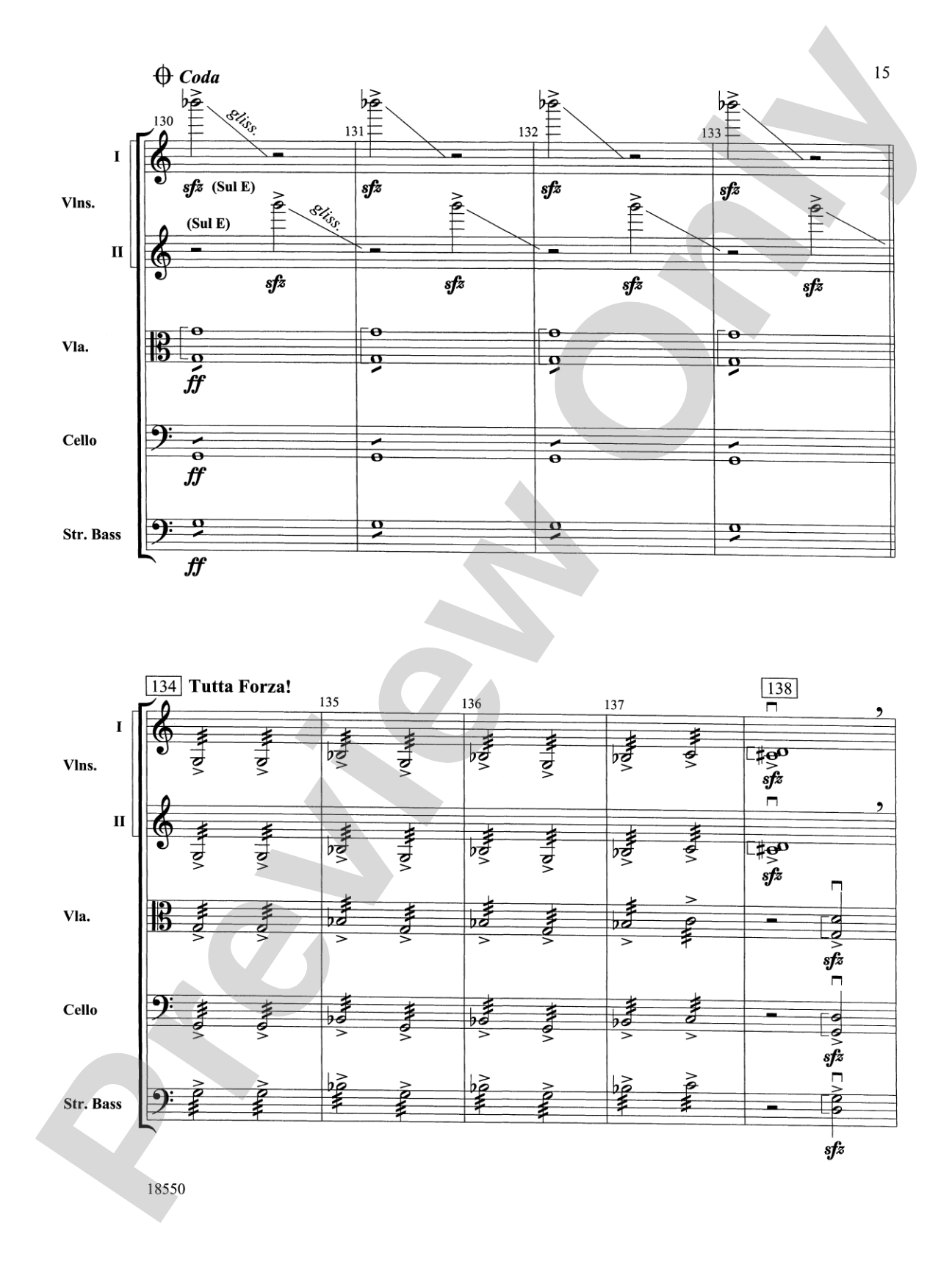 Legend: String Orchestra Conductor Score & Parts