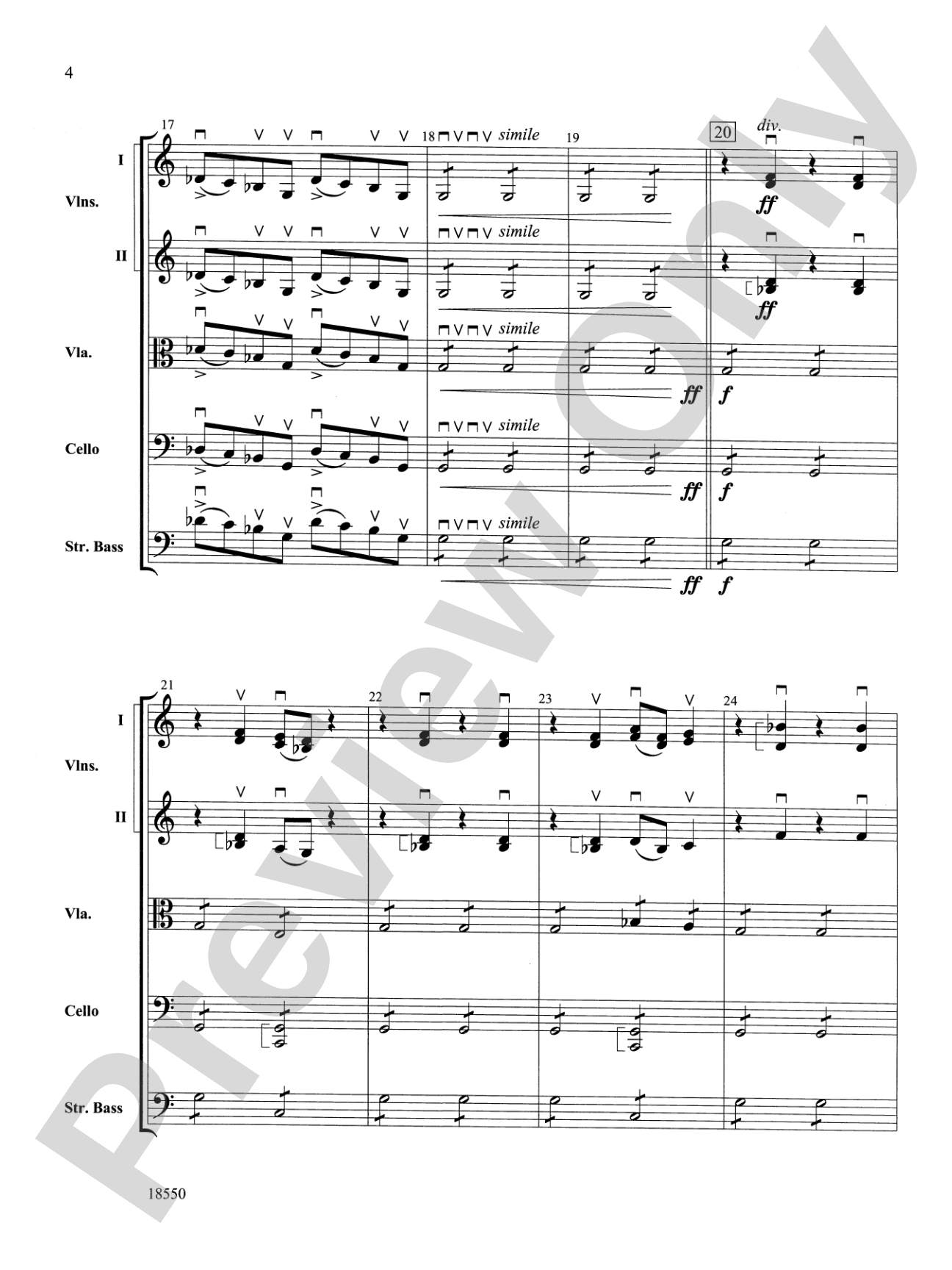 Legend: String Orchestra Conductor Score & Parts