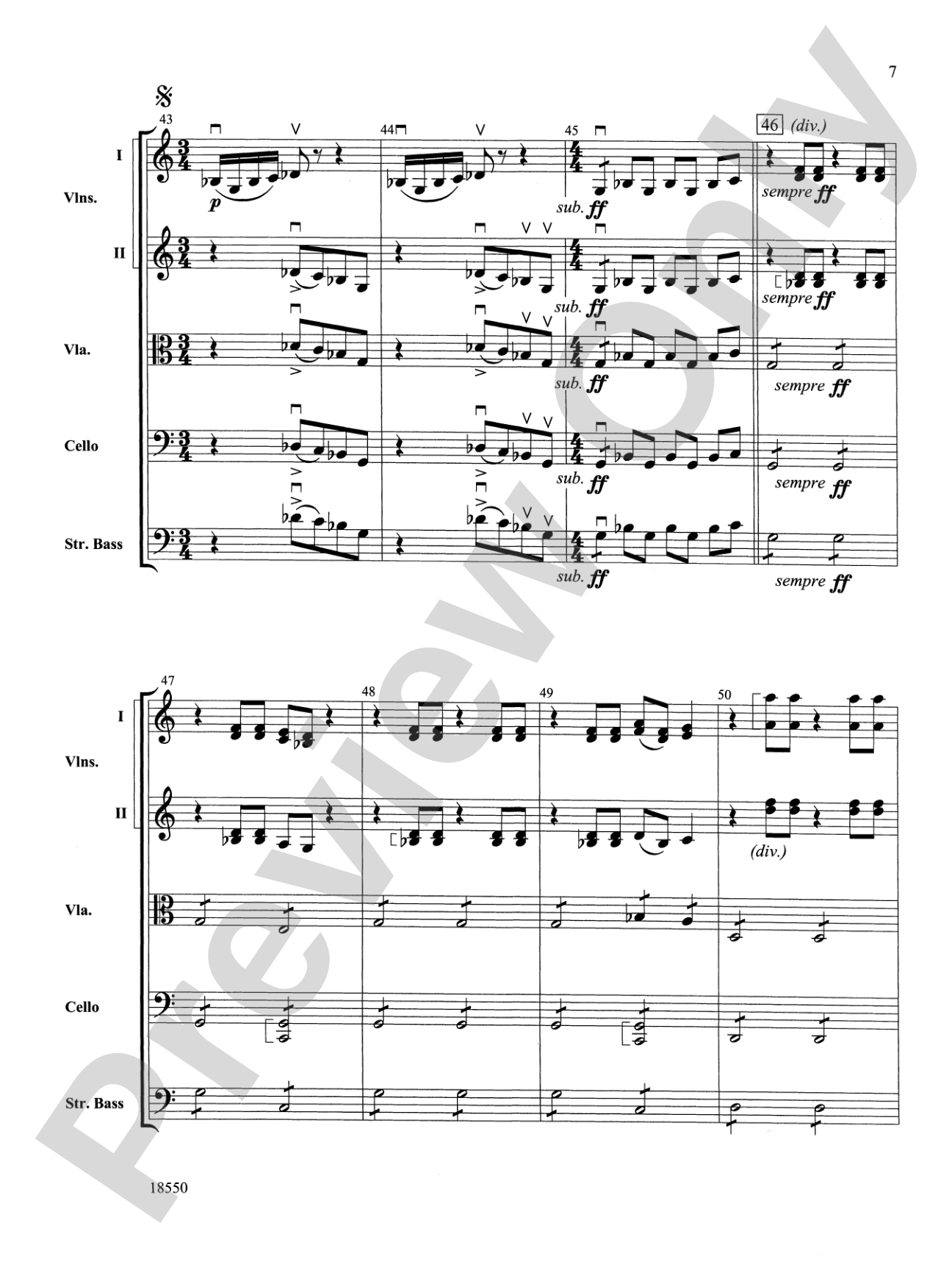 Legend: String Orchestra Conductor Score & Parts
