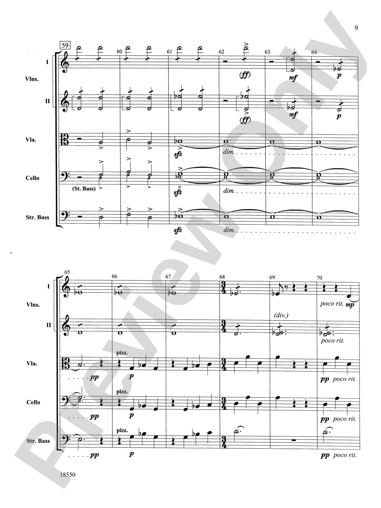 Legend: String Orchestra Conductor Score & Parts