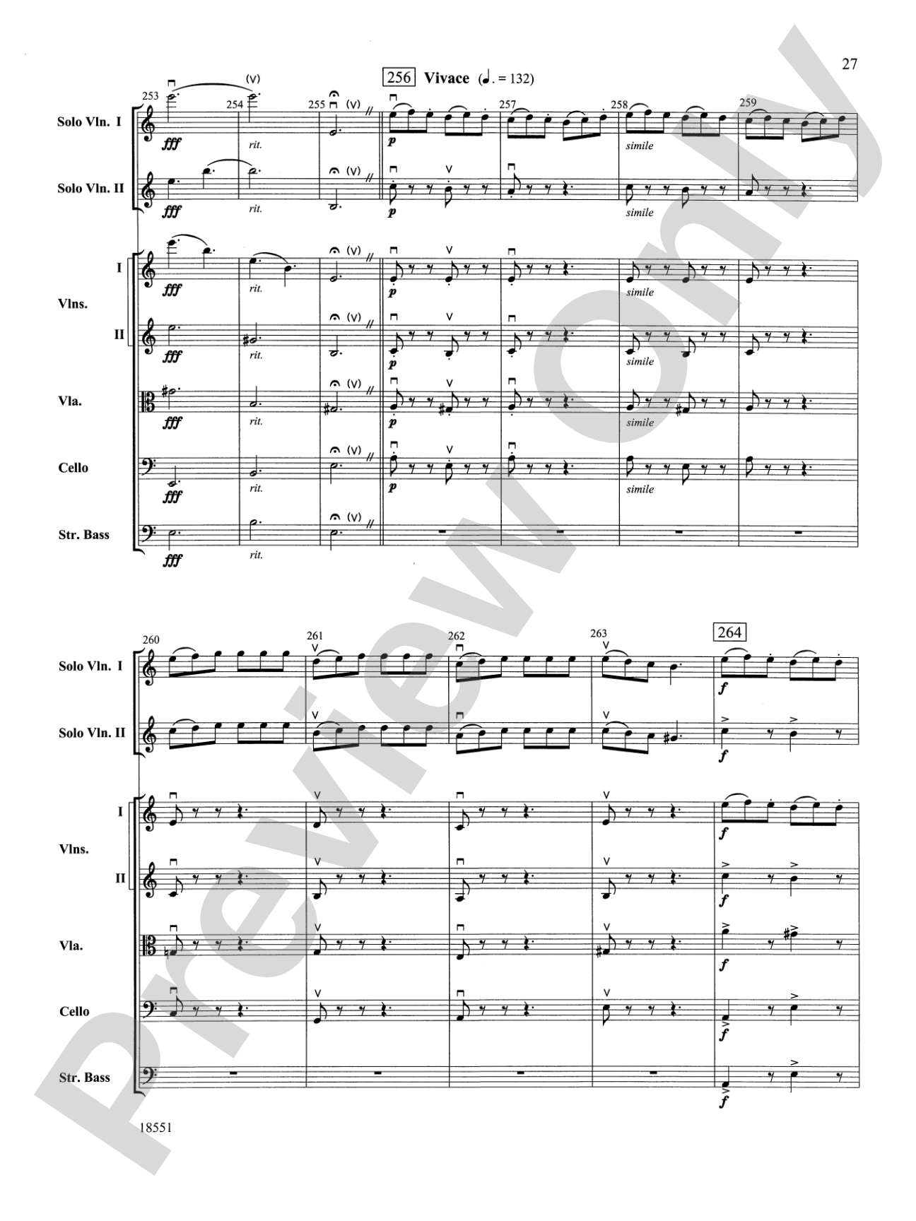 Bailes para Orquesta (For Two Solo Violins and String Orchestra): String Orchestra Conductor Score & Parts