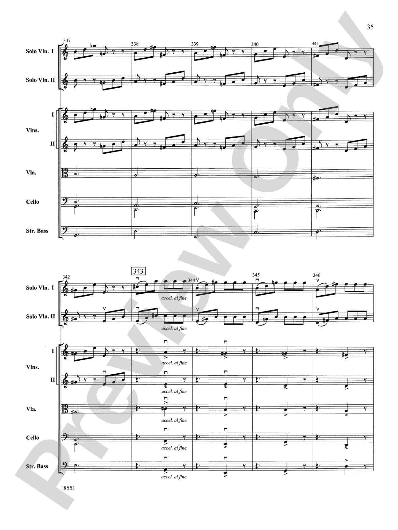 Bailes para Orquesta (For Two Solo Violins and String Orchestra): String Orchestra Conductor Score & Parts