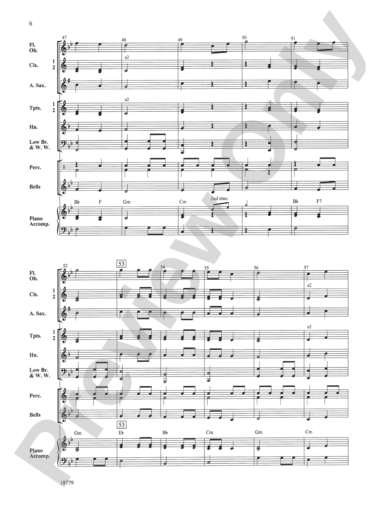 Battle Creek March: Concert Band Conductor Score & Parts