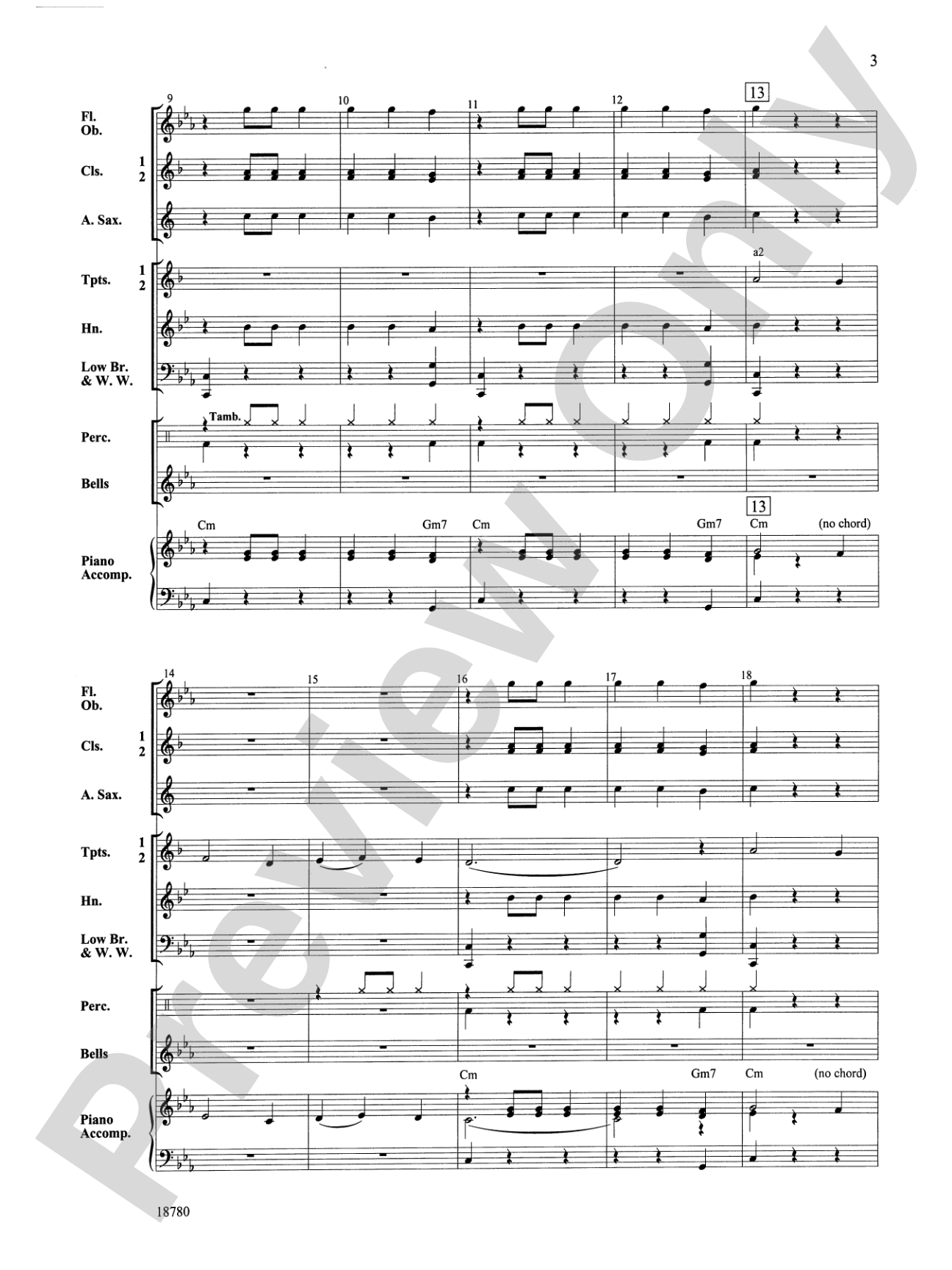 Kings from the East: Concert Band Conductor Score & Parts
