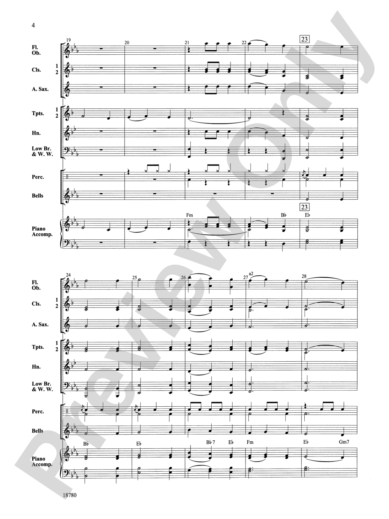Kings from the East: Concert Band Conductor Score & Parts