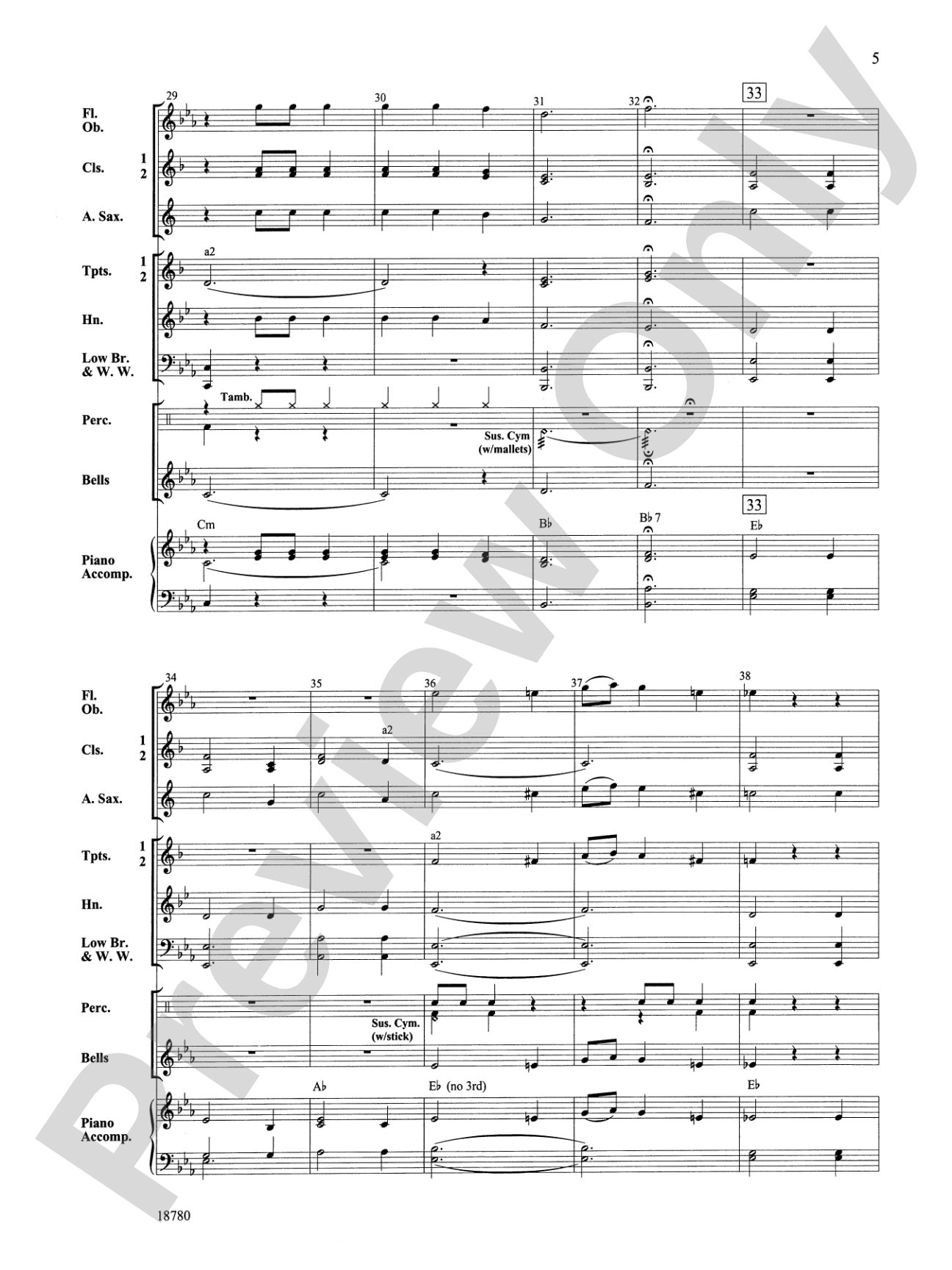 Kings from the East: Concert Band Conductor Score & Parts