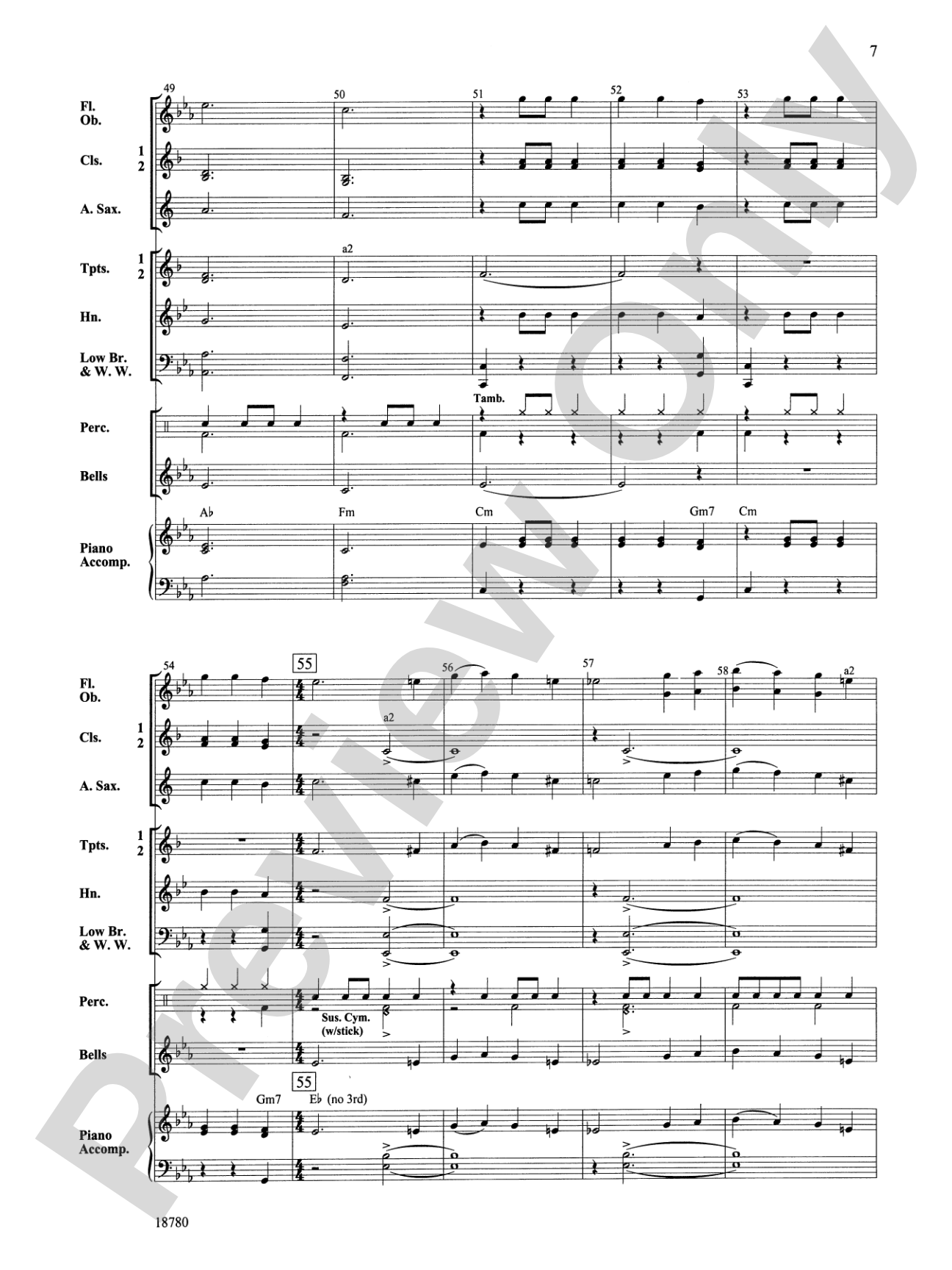 Kings from the East: Concert Band Conductor Score & Parts