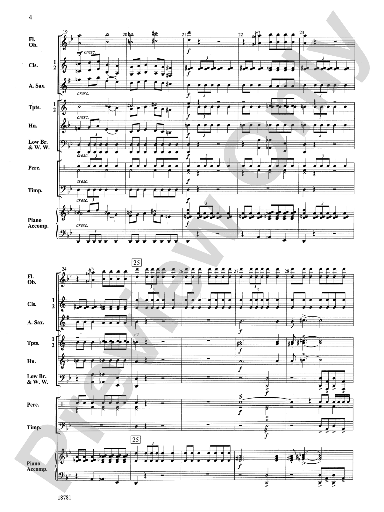 Primordium: Concert Band Conductor Score & Parts