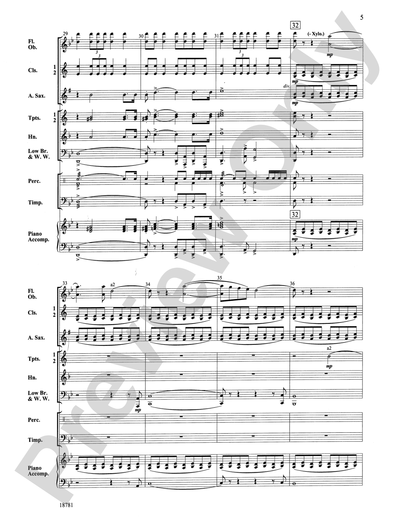 Primordium: Concert Band Conductor Score & Parts