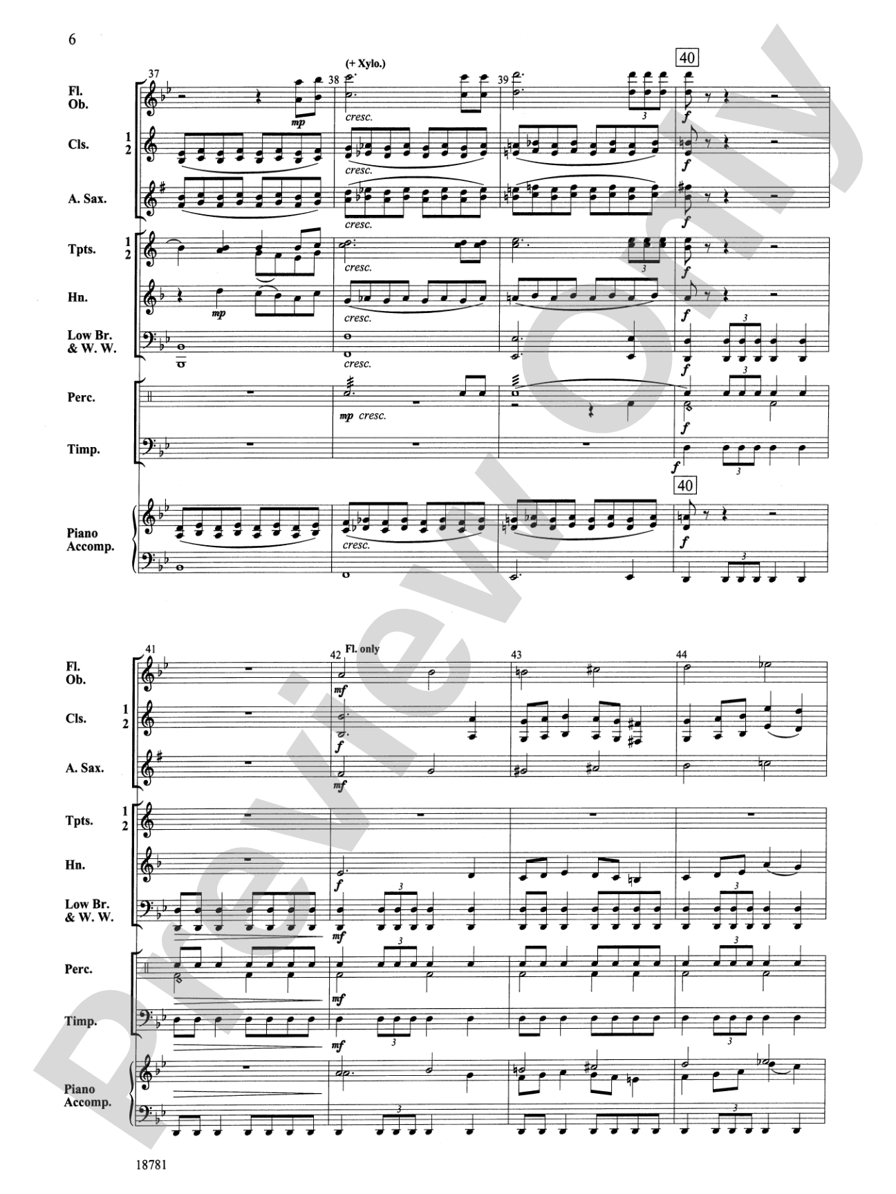 Primordium: Concert Band Conductor Score & Parts