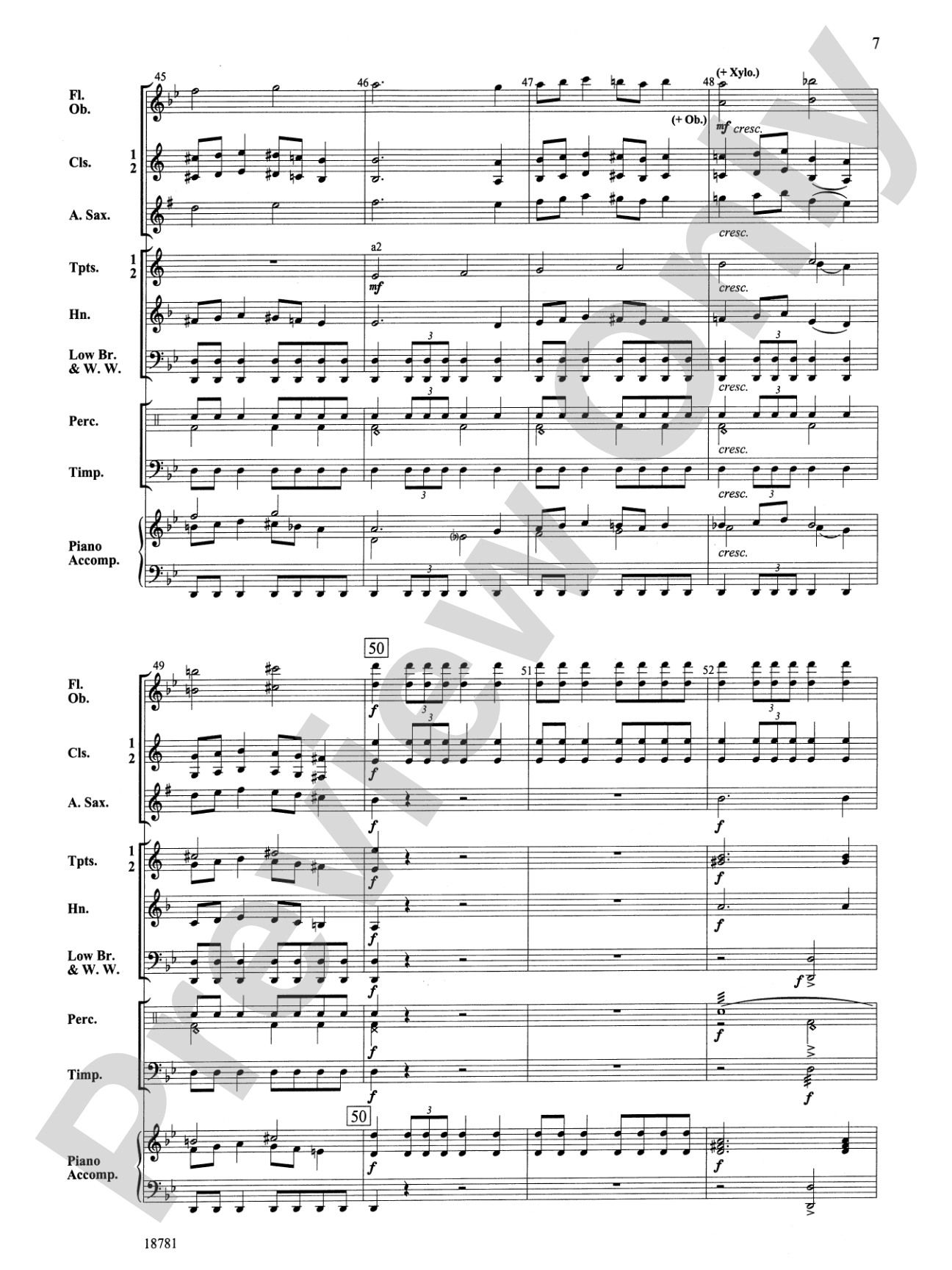 Primordium: Concert Band Conductor Score & Parts